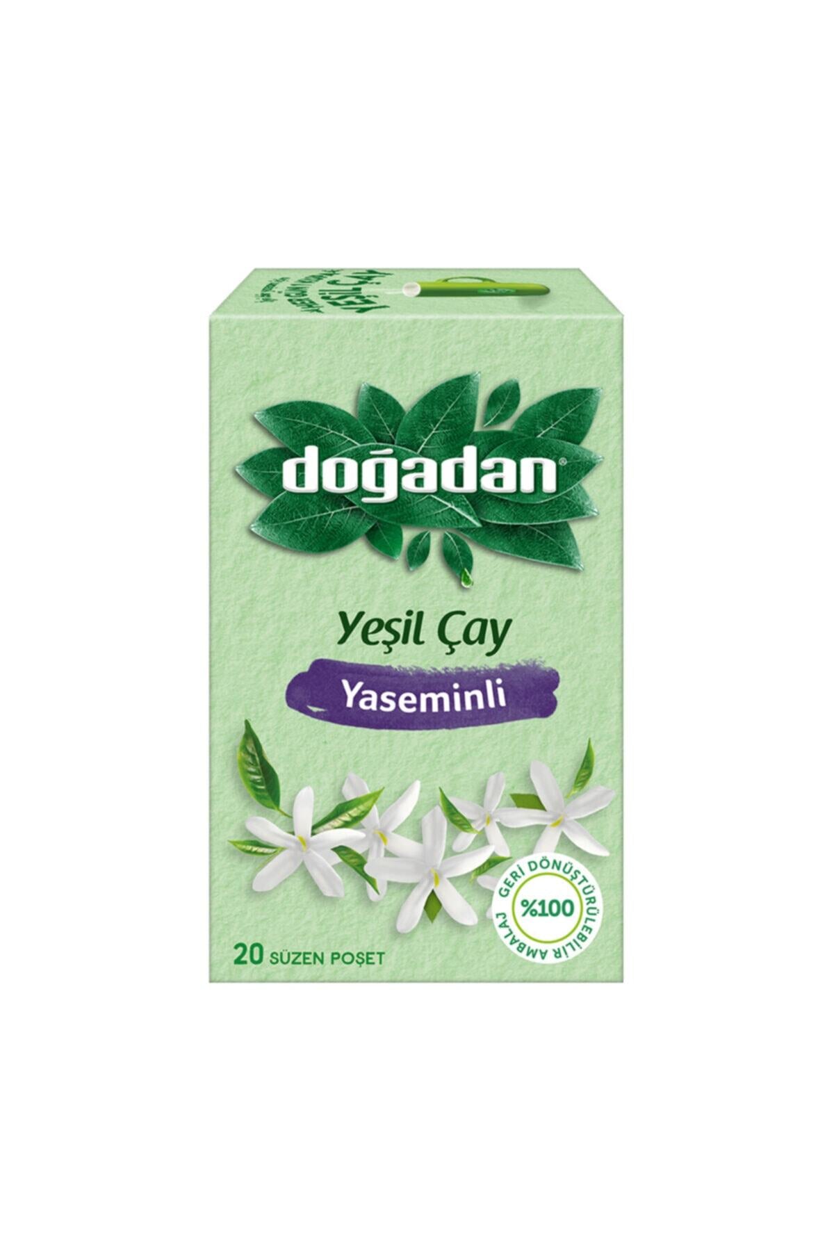 Yeşil Çay Yaseminli 20'li Sallama Poşet Çay