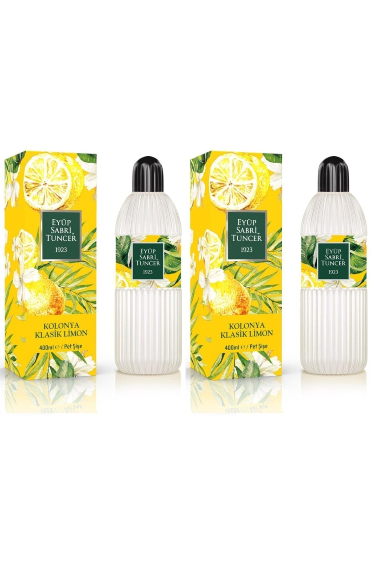 Klasik Limon Kolonyası 80 Derece Pet Şişe 400 ml X 2 Adet