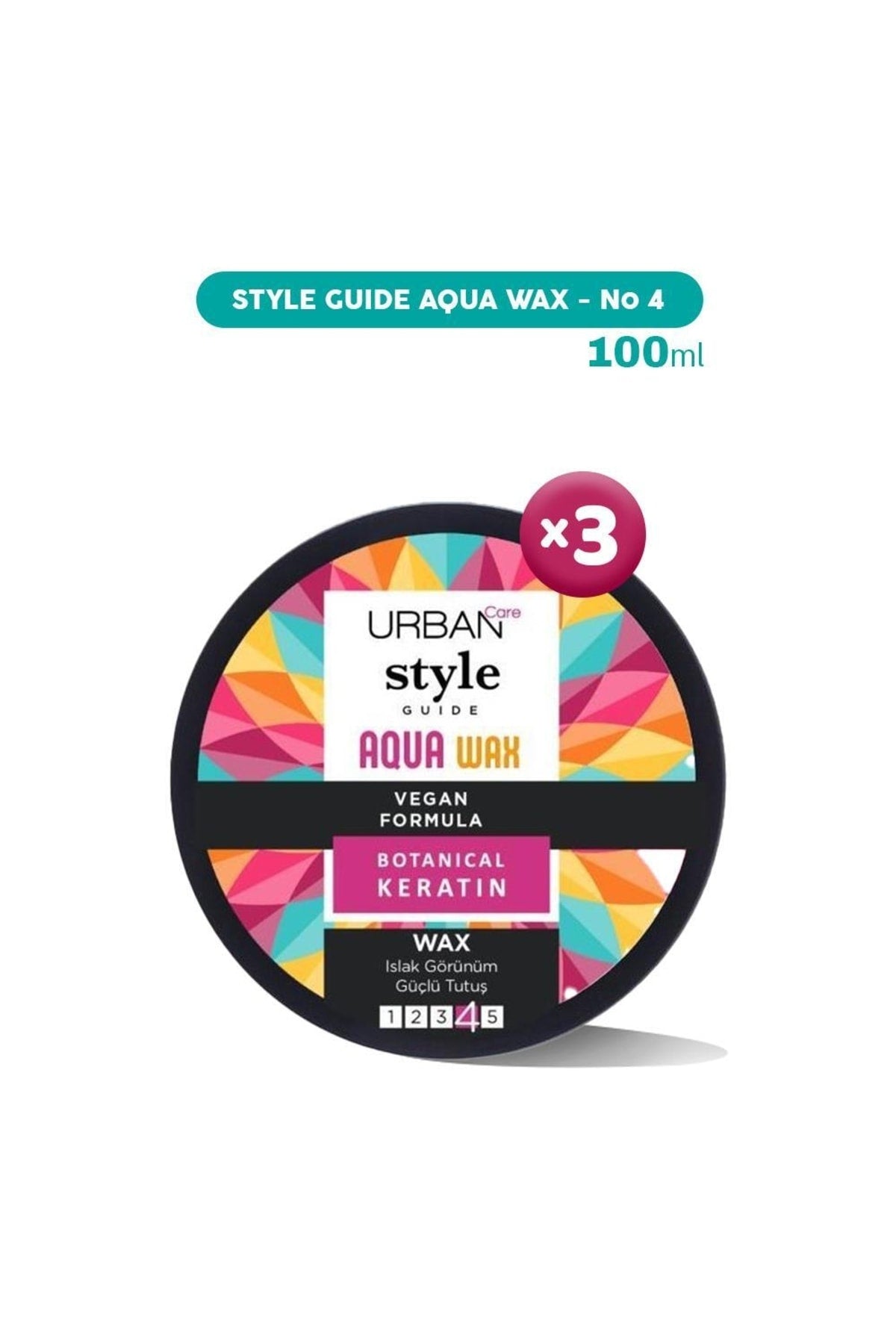 Style Guide Aqua Wax 100 Ml No 4 X 3