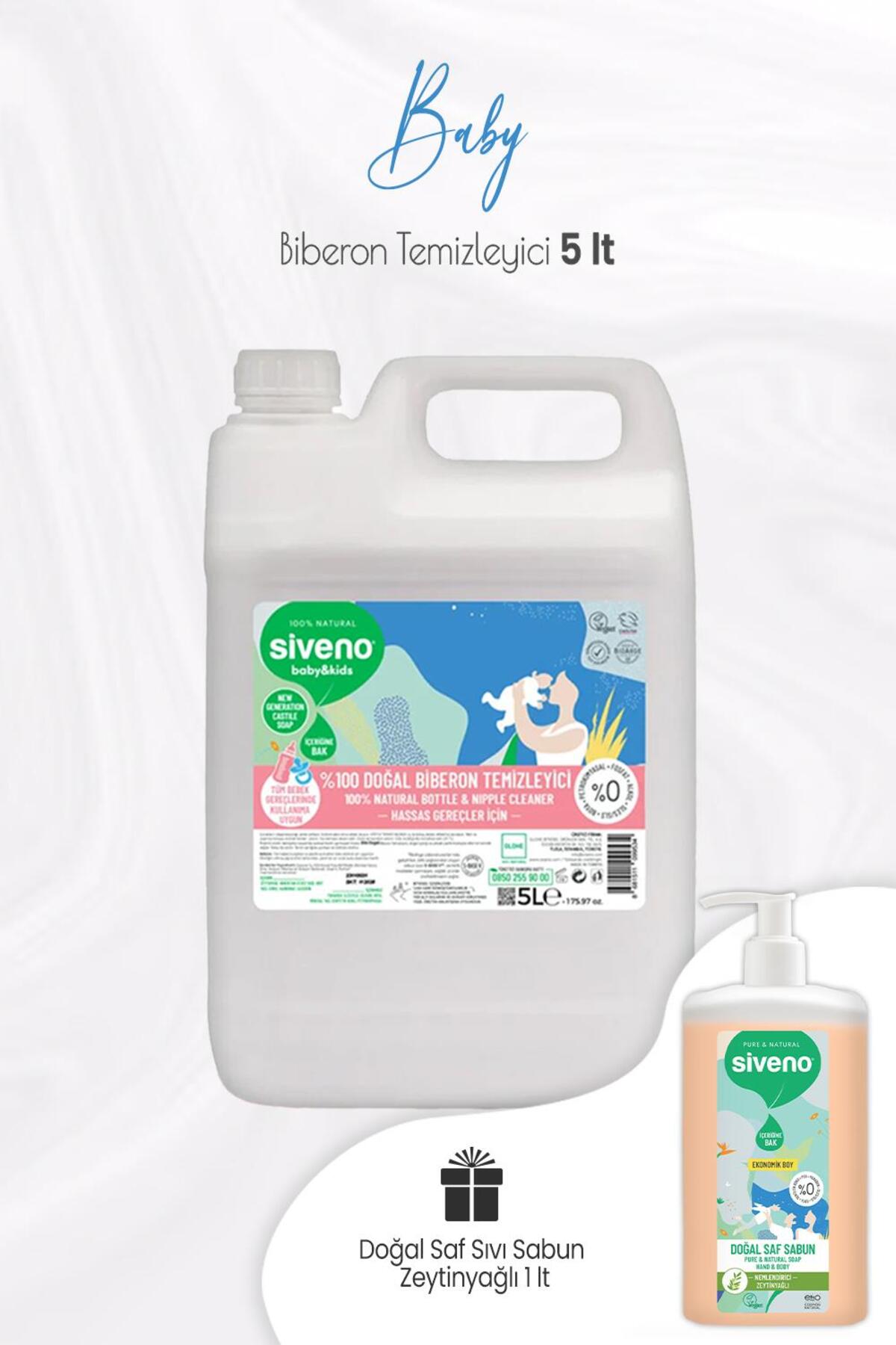 Baby Biberon Temizleyici 5 Lt Ve Zeytinyağlı Sıvı Sabun 1 Lt