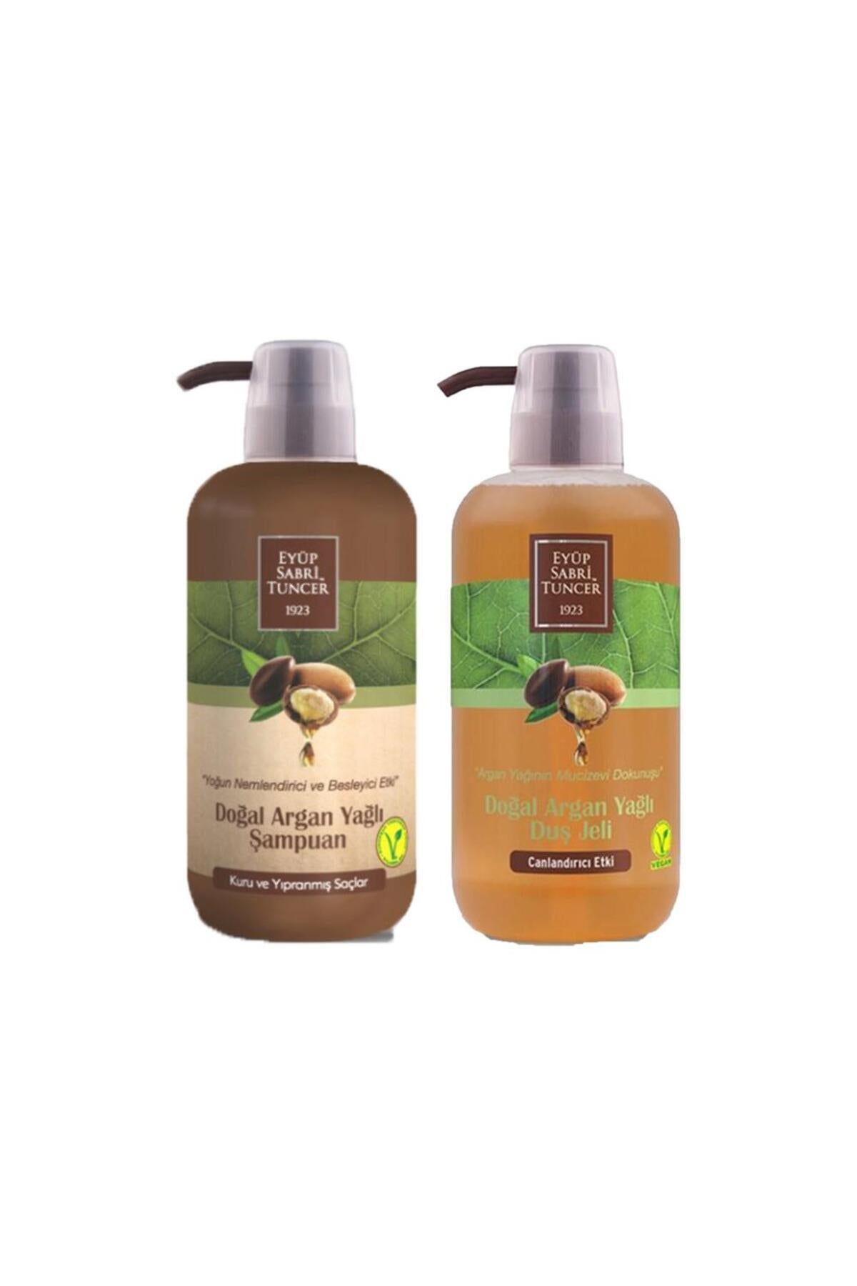Doğal Argan Yağlı Şampuan ve Duş Jeli 600 ml