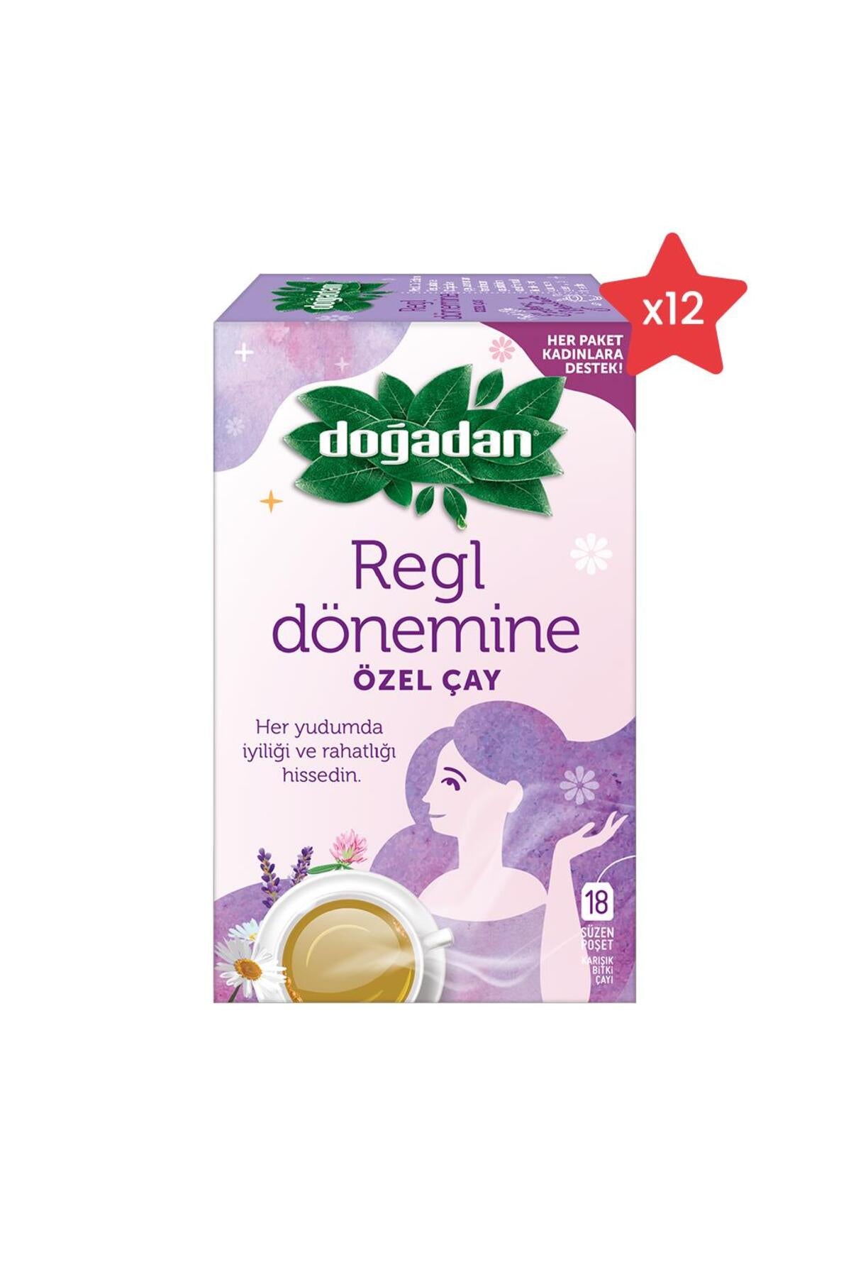 Regl Dönemine Özel Bitki Çayı x 12