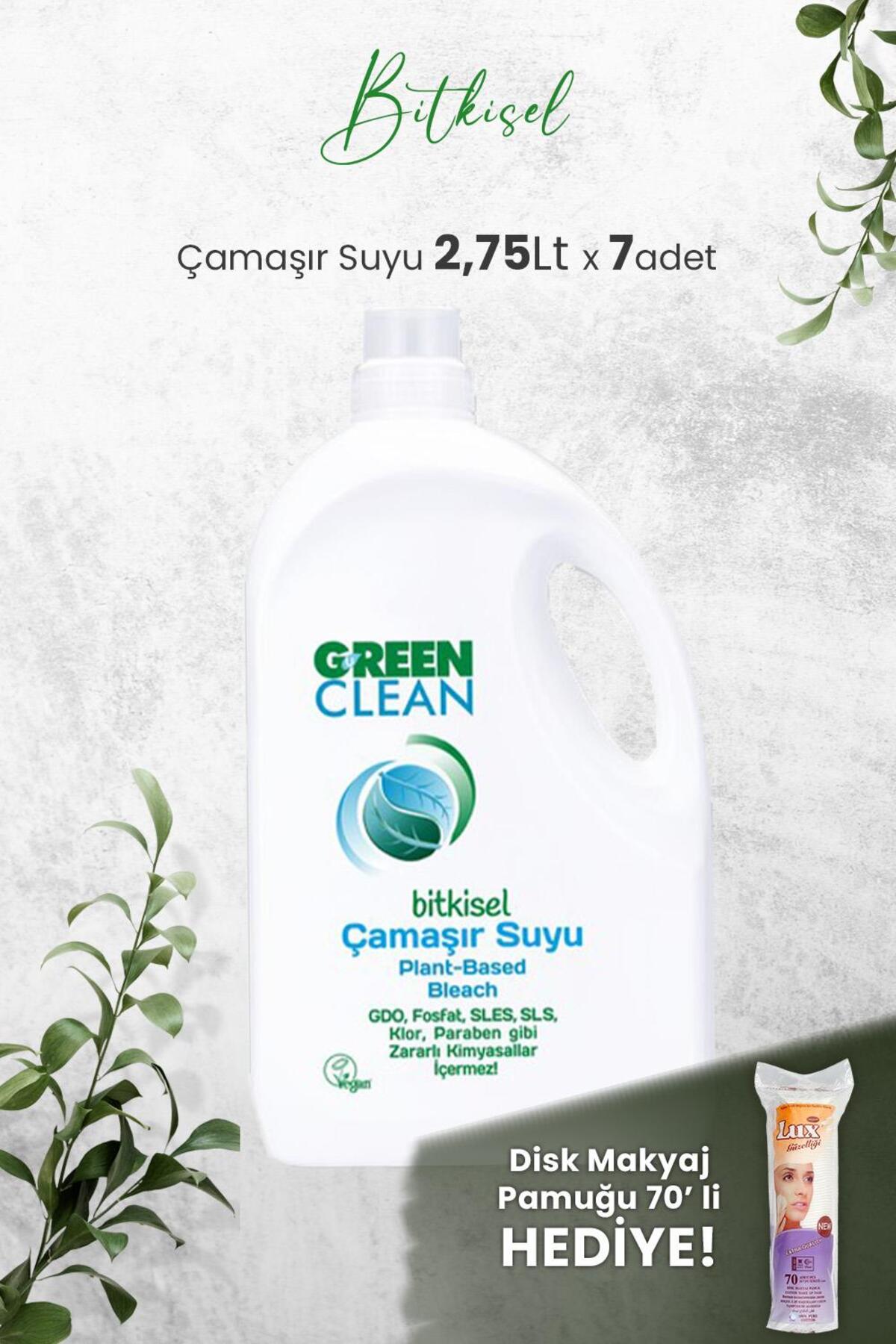 Bitkisel Çamaşır Suyu 2,75 Lt x 7 Adet ve Hediyeli
