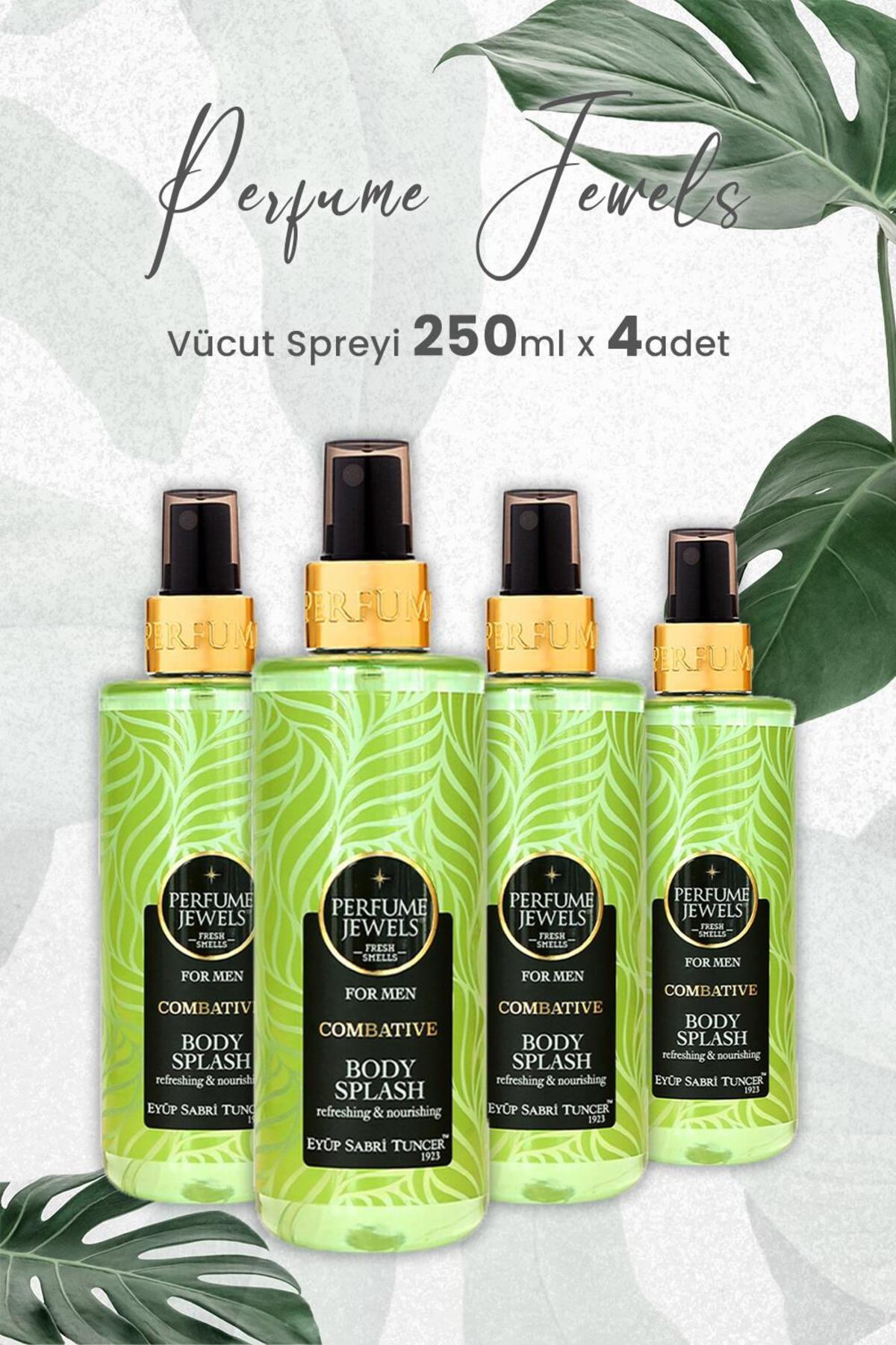 Pj Body SplashCombative Erkek 250 ml x 4 Adet