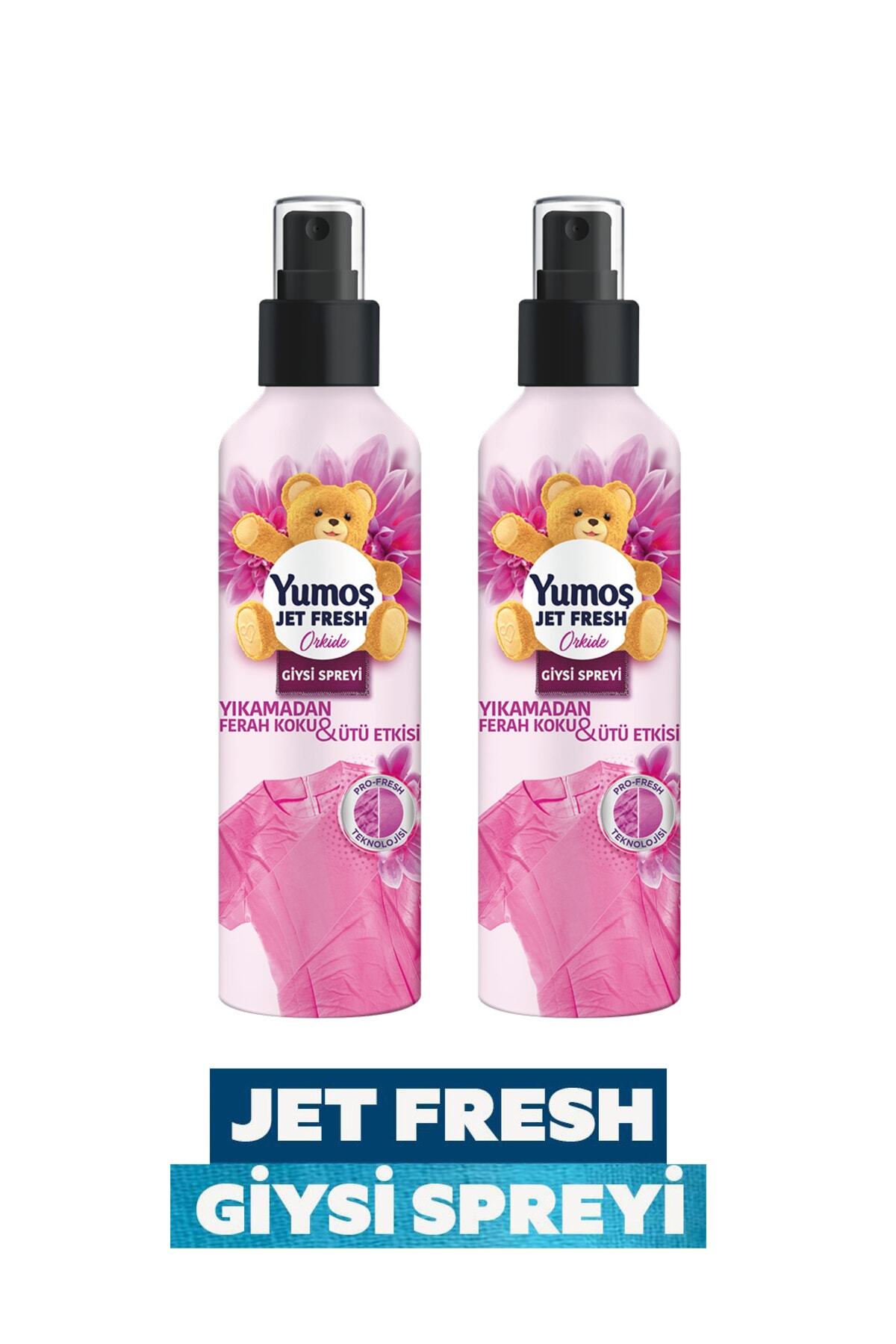 Jet Fresh Ütü Etkisi Giysi Spreyi Orkide 200 ml x 2