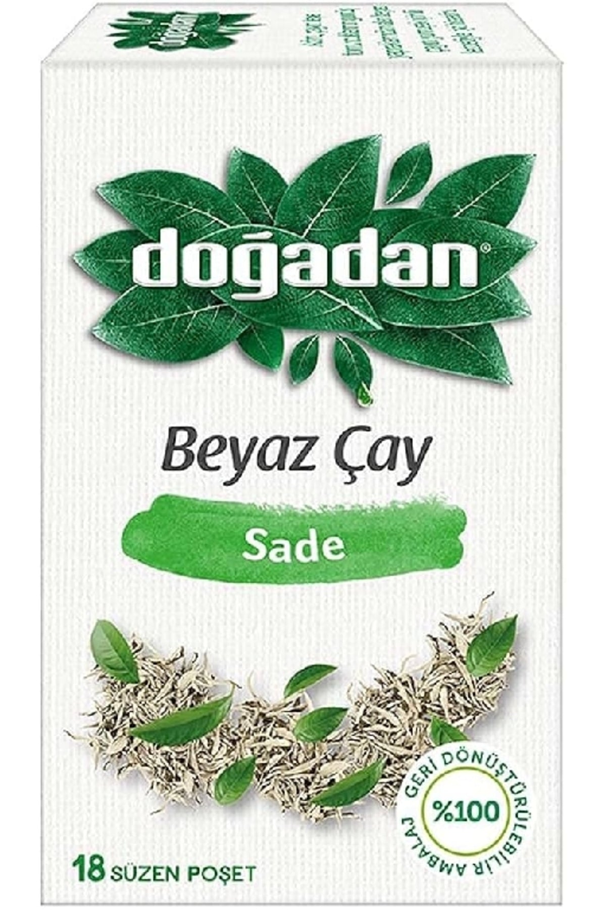 Beyaz Çay Sade 18 Poşet