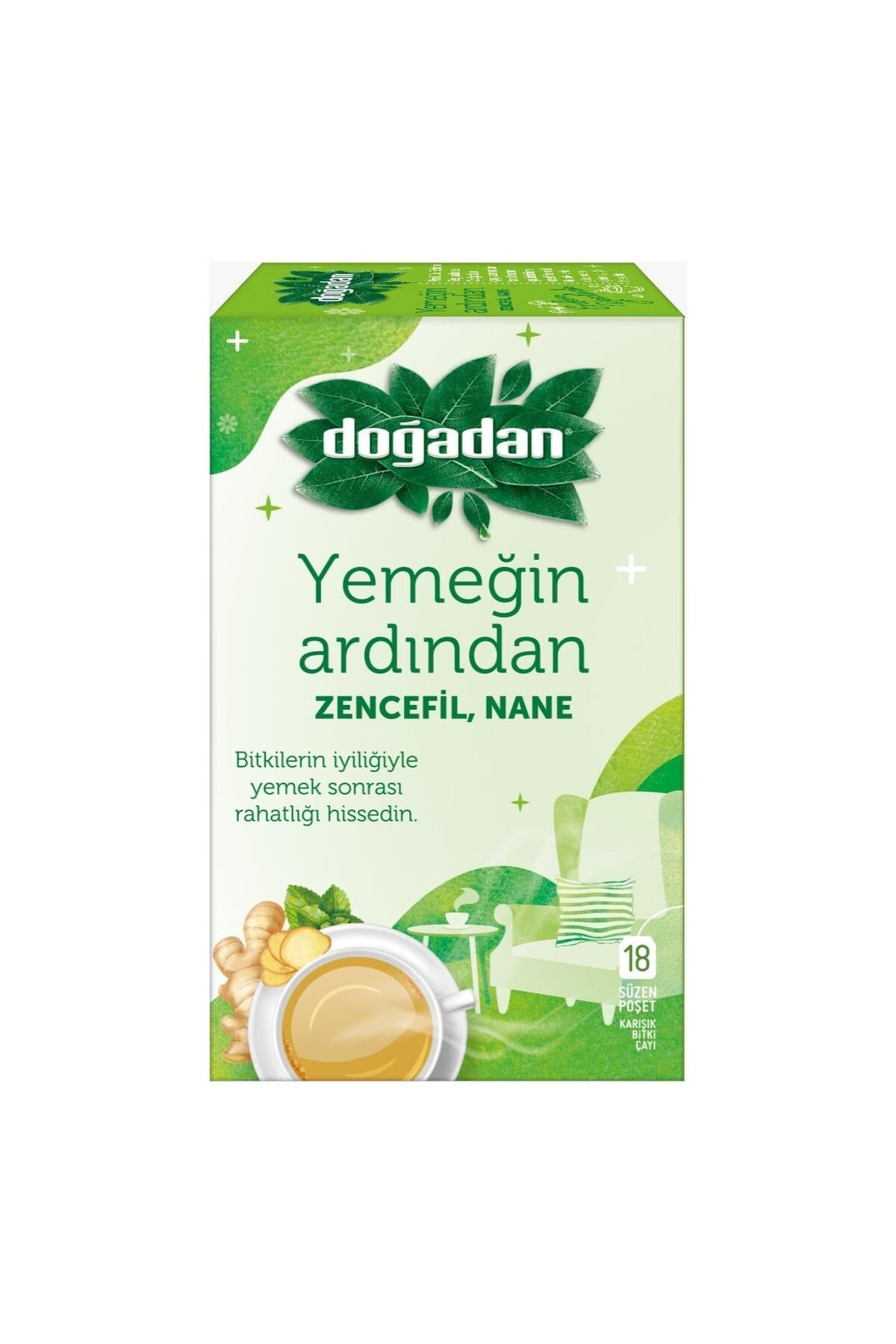 Yemeğin Ardından Zencefil Nane 18li