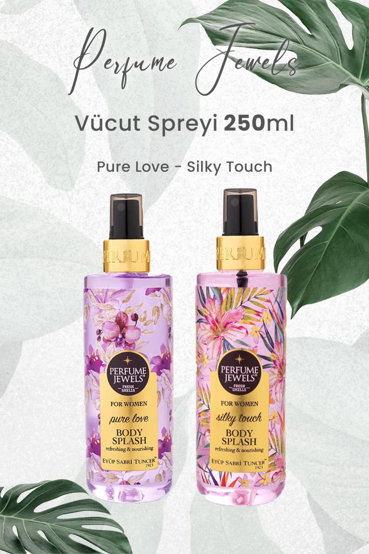 Pj Body Splash Pure Love 250 ml ve Silky Touch 250 ml