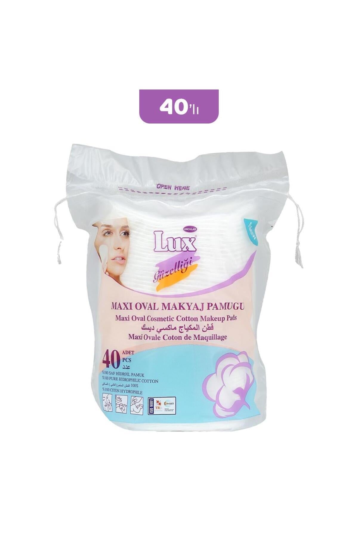 Disk Oval Makyaj Pamuğu 40' lı