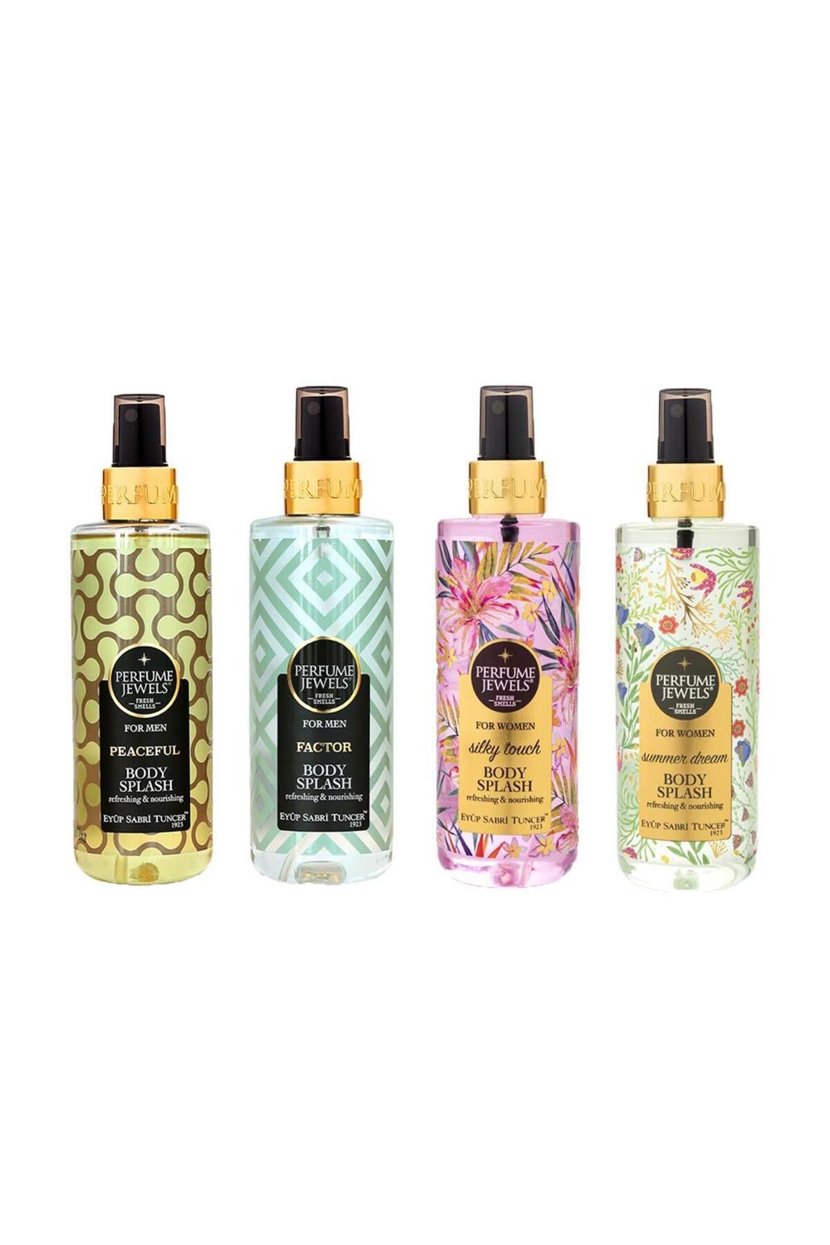 Vücut Spreyi Peaceful, Factor, Silky Touch ve Summer Dream