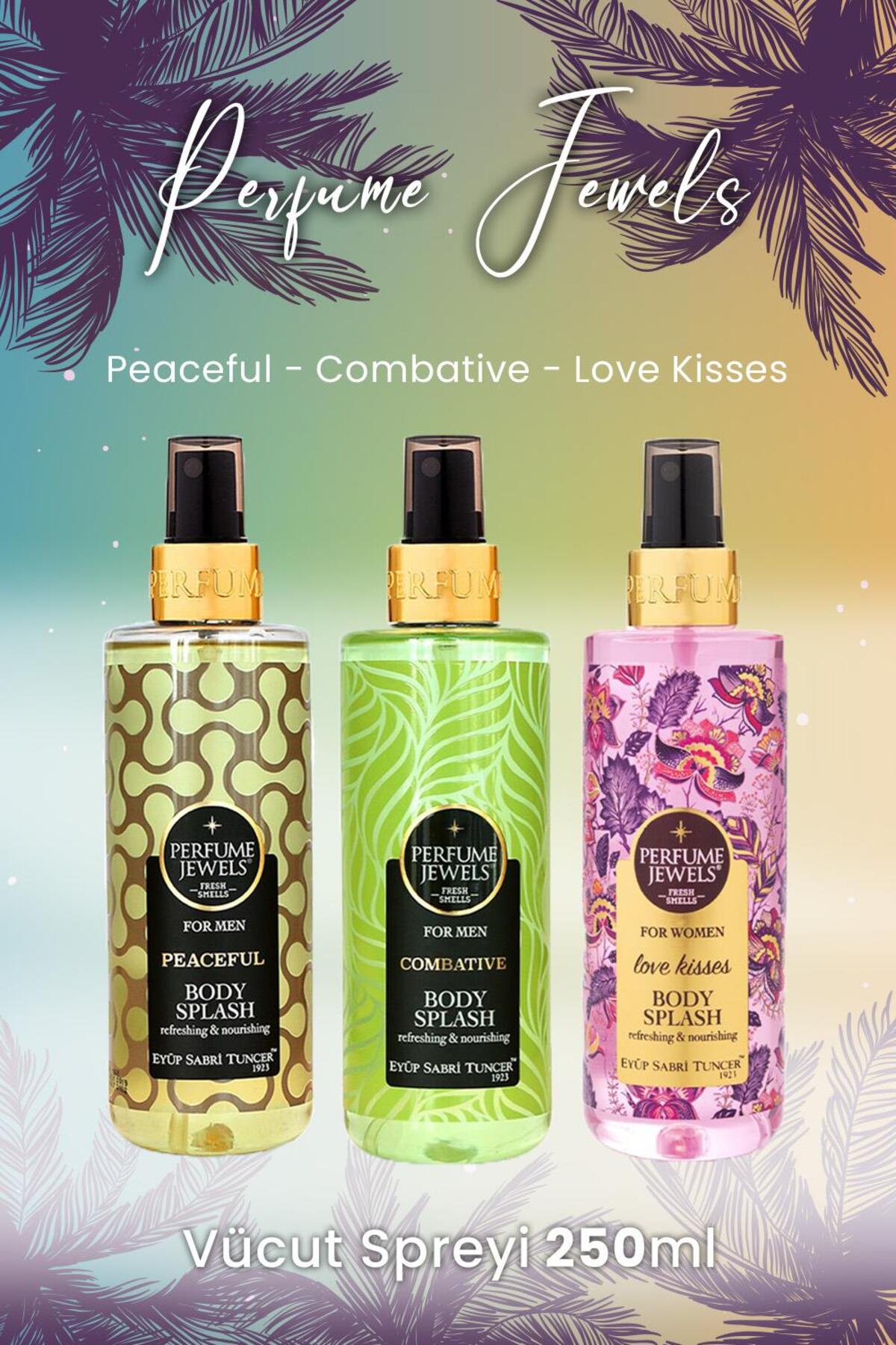 Vücut Spreyi Peaceful, Combative ve Love Kisses