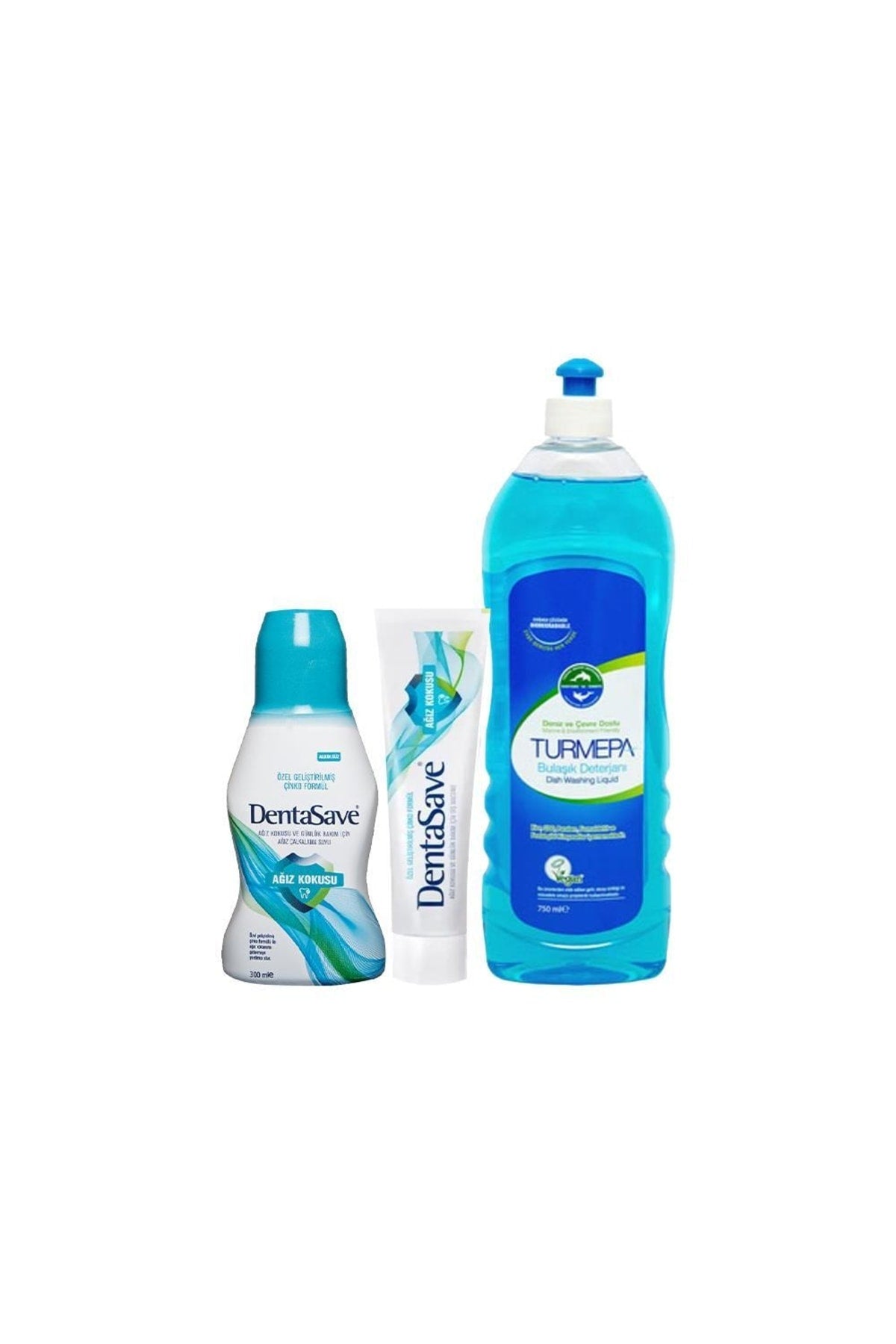 Ağız Kokusu Çinko Formül Ağız Çalkalama Suyu 300 Ml Ve Diş Macunu 75 Ml, Turmepa Bulaşık D