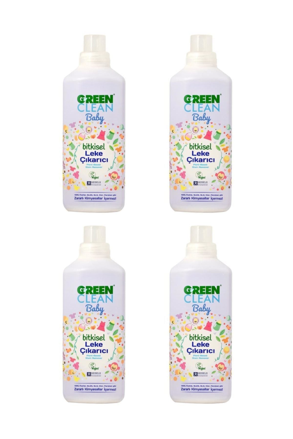 Baby Bitkisel Leke Çıkarıcı 1000 ml 4'lü Set