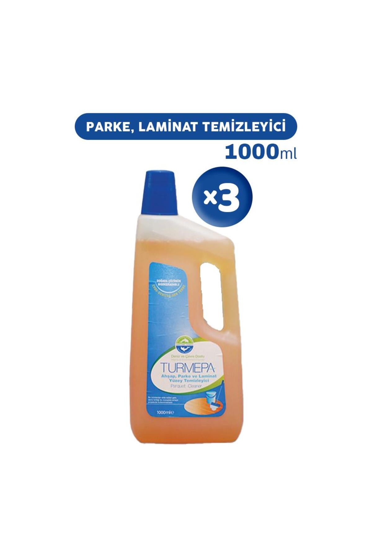 Ahşap, Parke ve Laminat Yüzey Temizleyicisi 1000 ml x 3