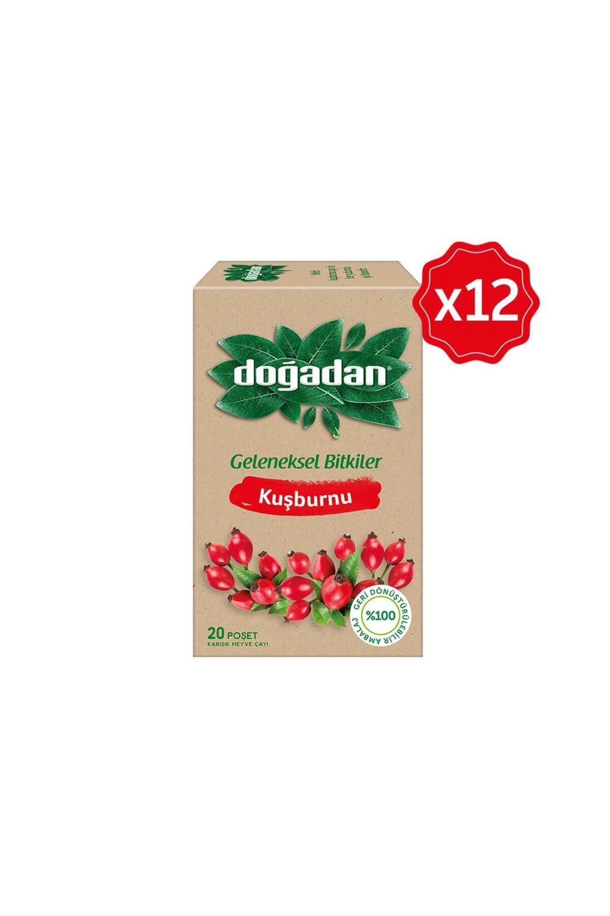 Kuşburnu Çayı 20'li x 12 Adet