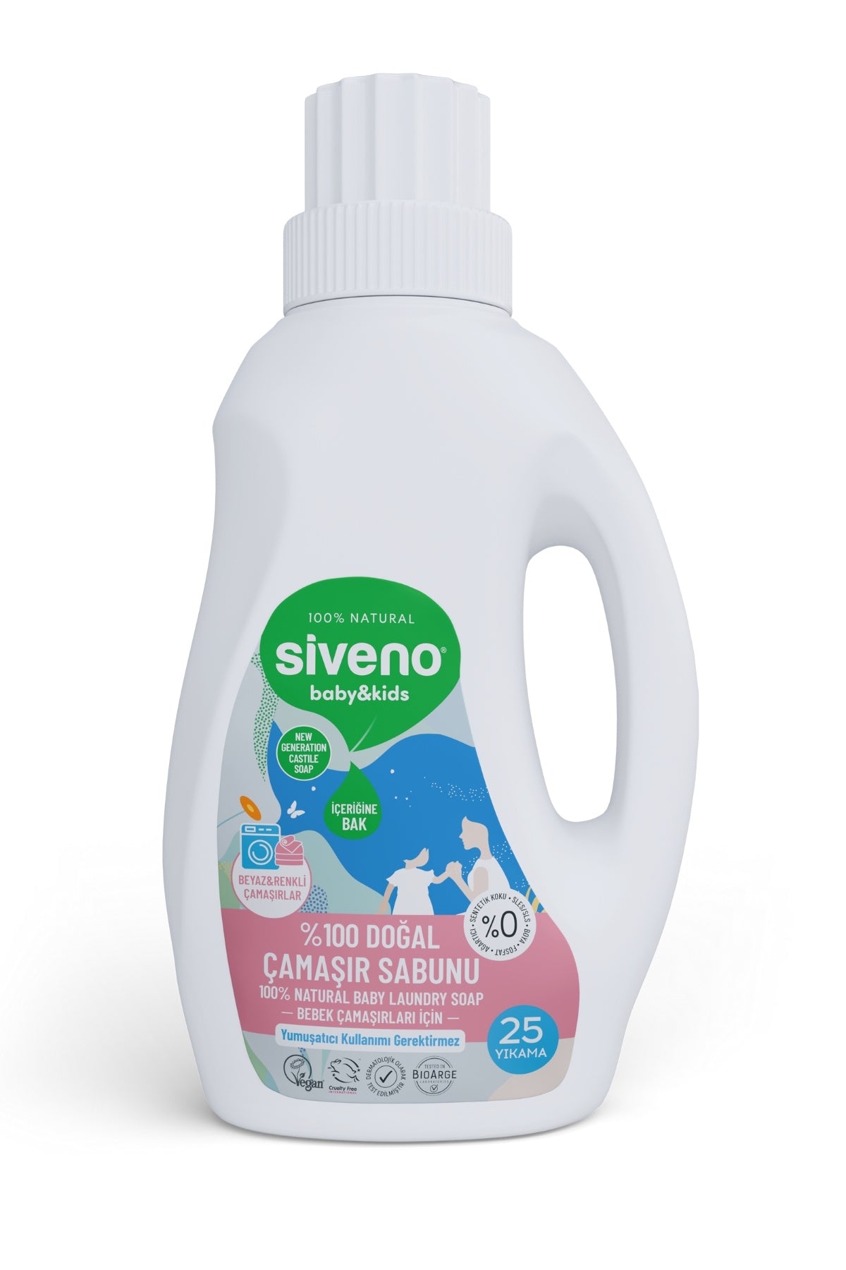 %100 Doğal Bebek Çamaşır Sabunu 750 ml & Biberon Emzik Temizleyici Elde Bulaşık Sabunu 500 ml
