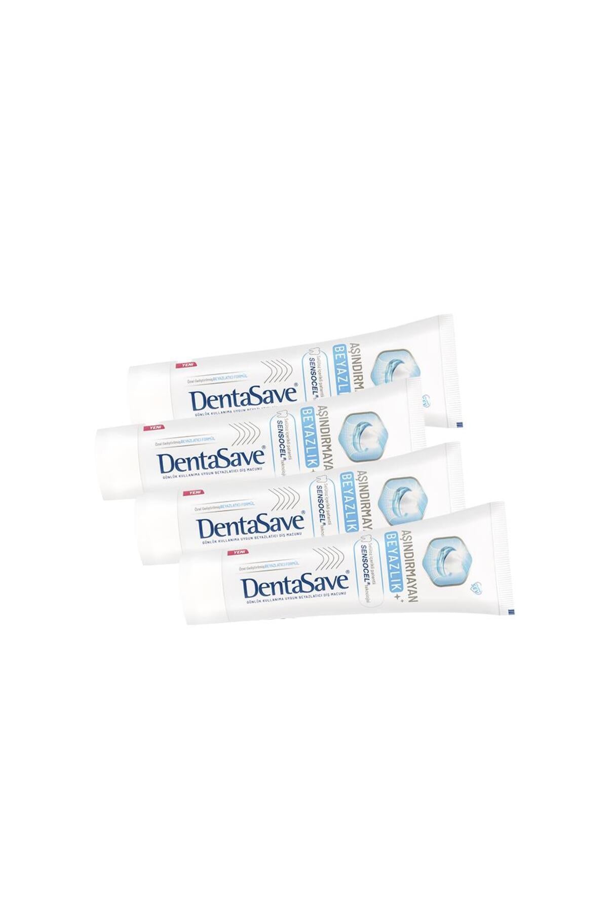 Aşındırmayan Beyazlık 75 ml x 4