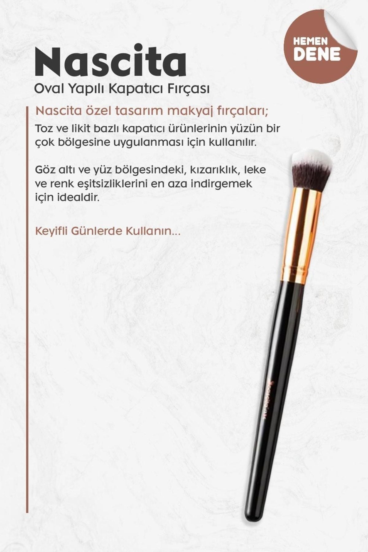 Oval Yapılı Kapatıcı Fırçası