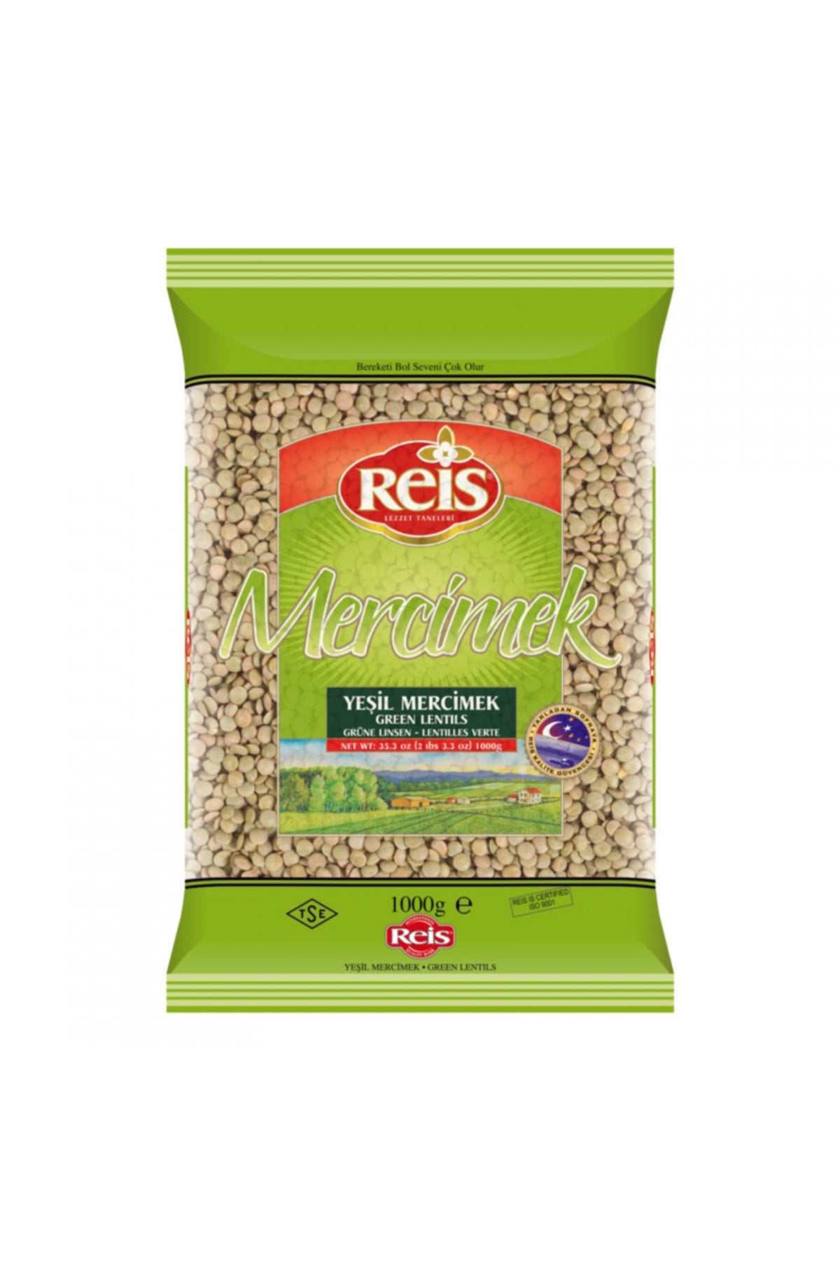 Yeşil Mercimek 2.5 Kg