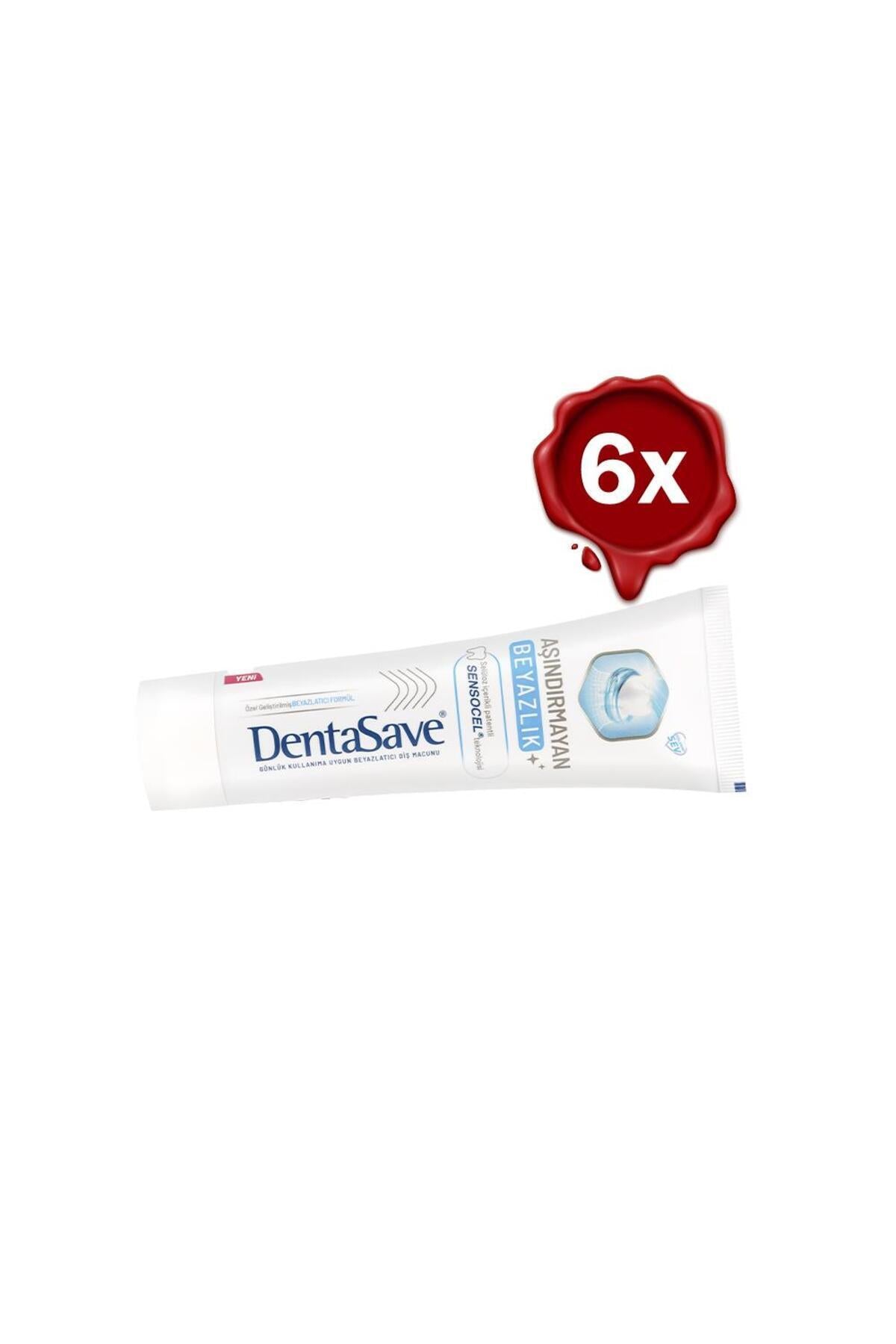 Aşındırmayan Beyazlık 75 ml x 6
