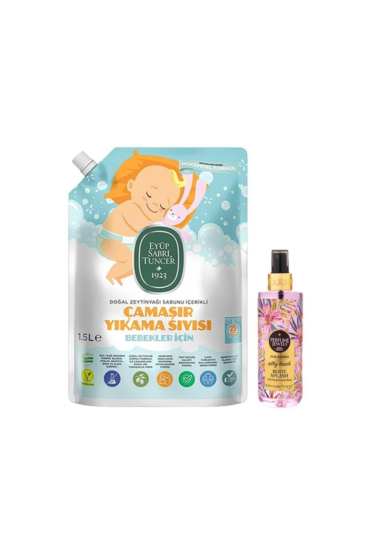 Vücut Spreyi Silky Touch ve Bebek Çamaşır Deterjanı