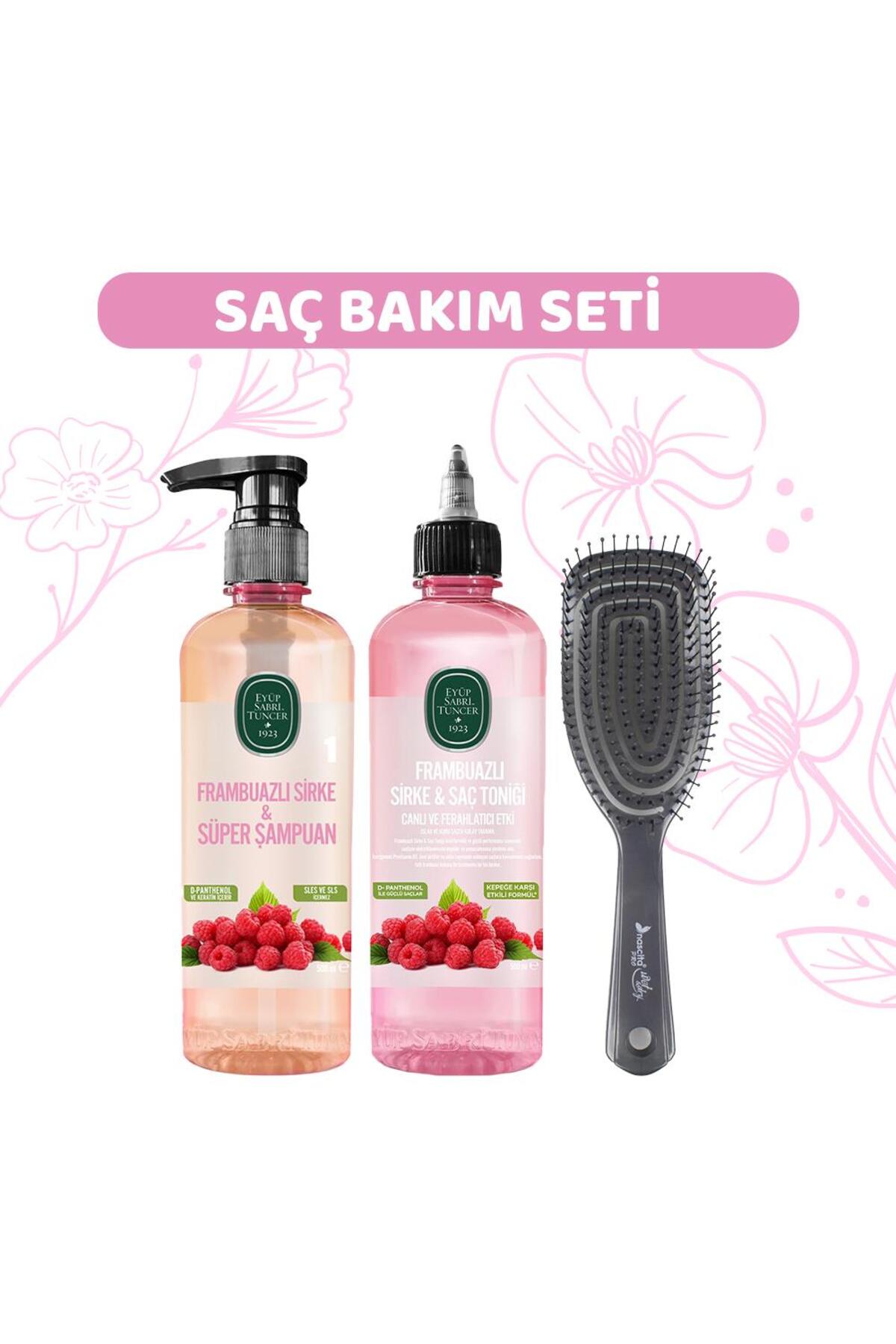 Frambuazlı Şampuan Ve Saç Toniği 500 Ml, Gri Saç Fırçası