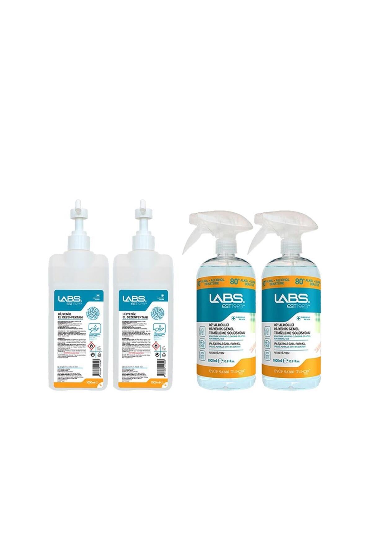 Labs Dezenfektan Sprey ve Fısfıs 1 Lt x 2