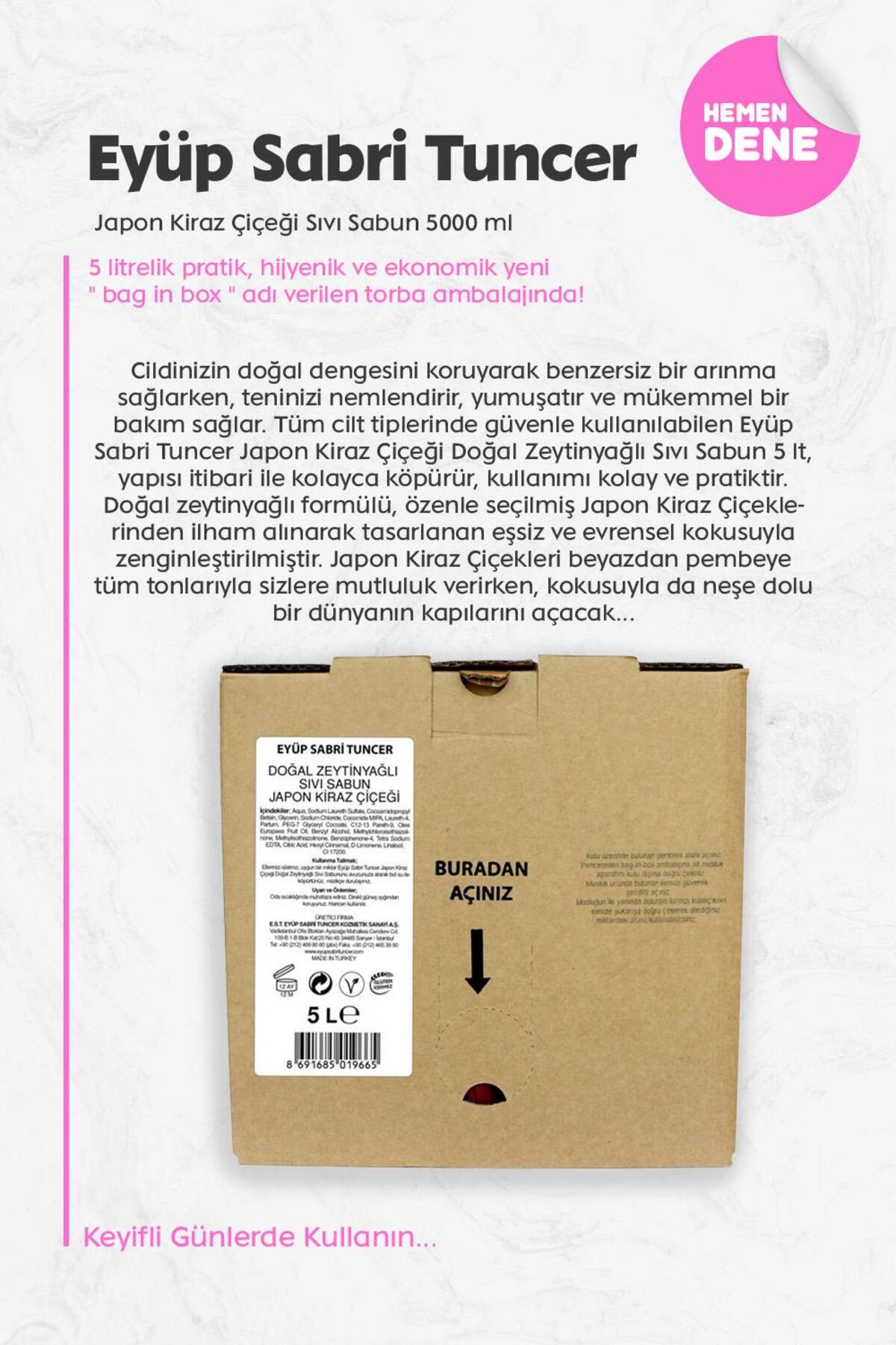 Japon Kiraz Çiçeği Sıvı Sabun (Bag) 5 Litre