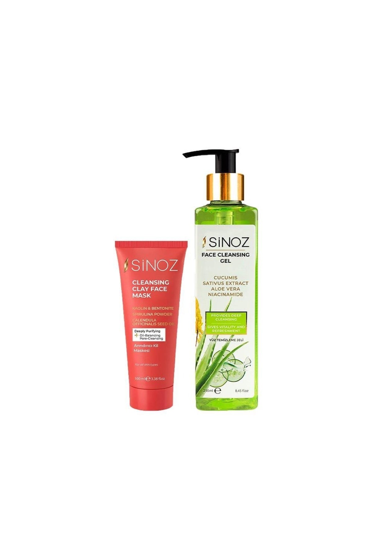 Arındırıcı Kil Maskesi 100 Ml Ve Yüz Temizldeme Jeli 250 Ml