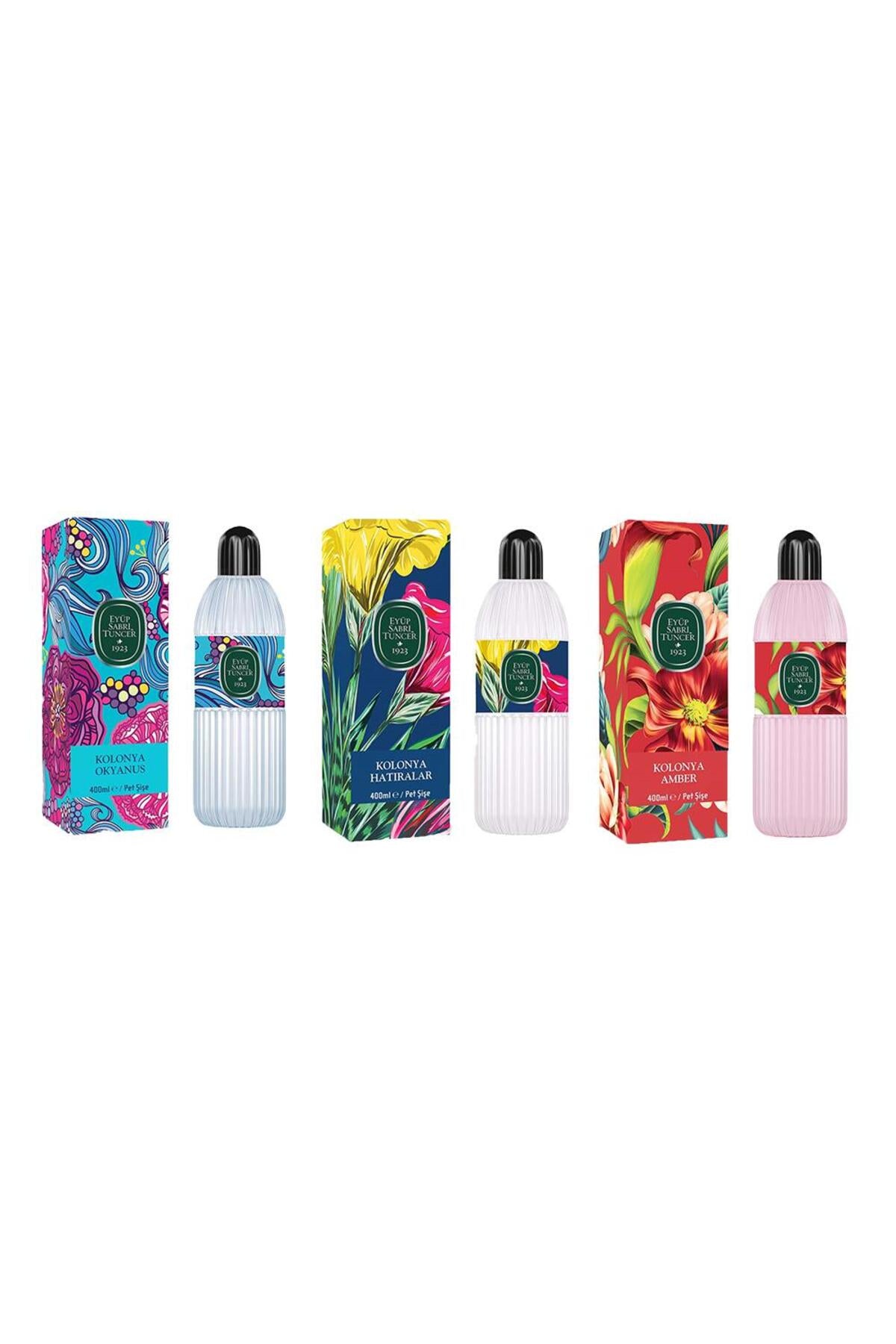 Kolonya Okyanus, Hatıralar ve Amber Pet Şişe 400 ml