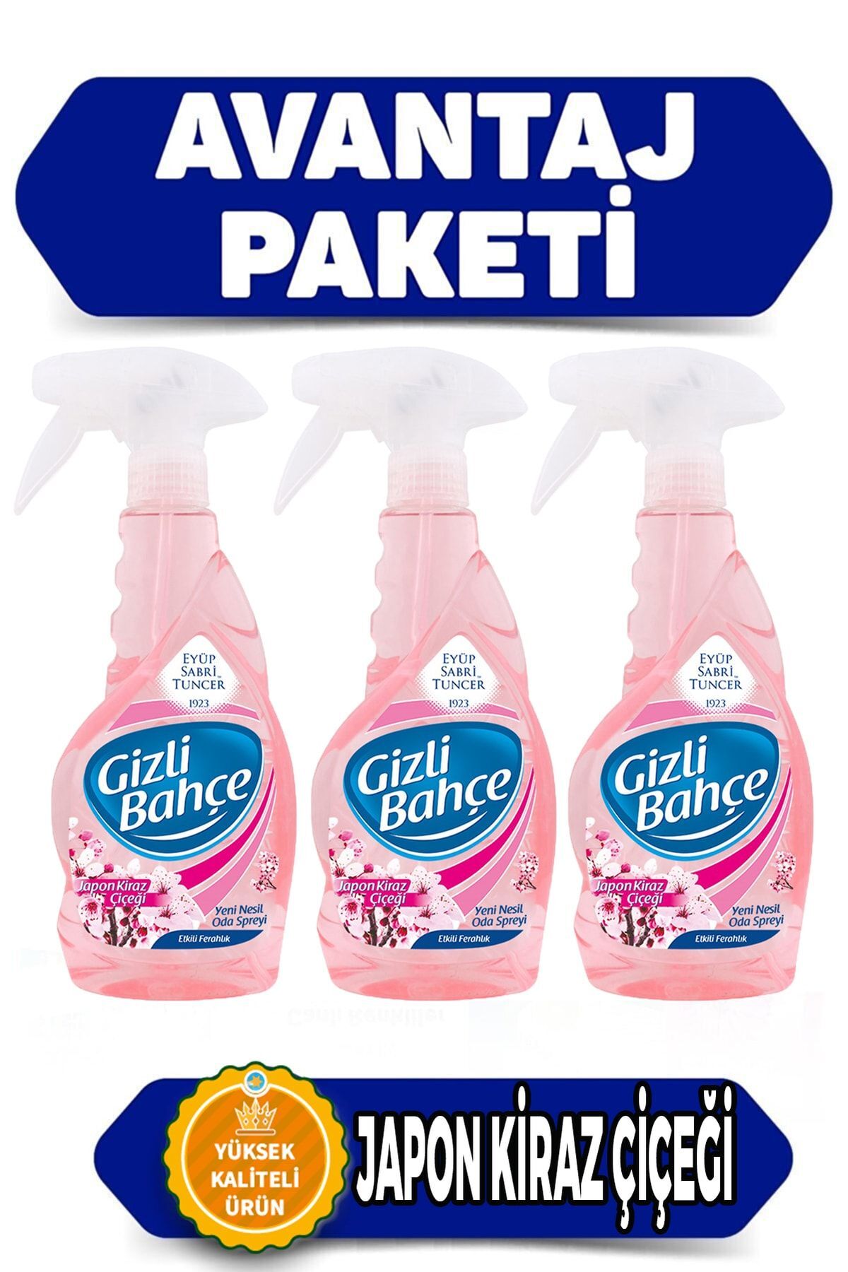 48 Saat Kalıcı Kokusu Ile Evinize Hava Katıcak Japon Kiraz Çiçeği Kokusu Avantaj Paket 1500ml