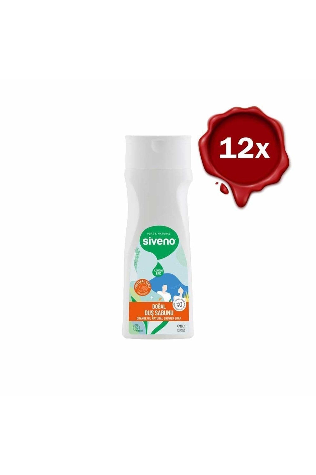 Portakal Yağlı Doğal Duş Sabunu 300 ml X 12