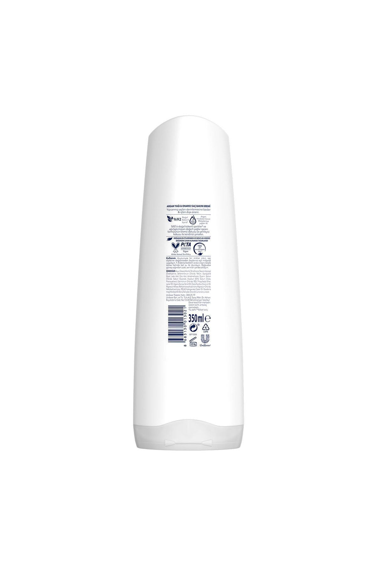 Ultra Care Saç Bakım Kremi Onarıcı Bakım Argan Yağı 350 ml X3