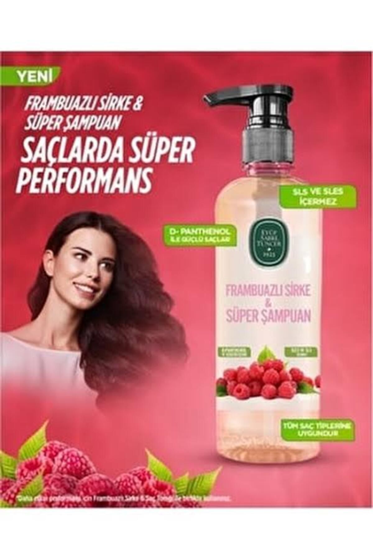 Frambuazlı Sirke & Süper Şampuan 500 ml