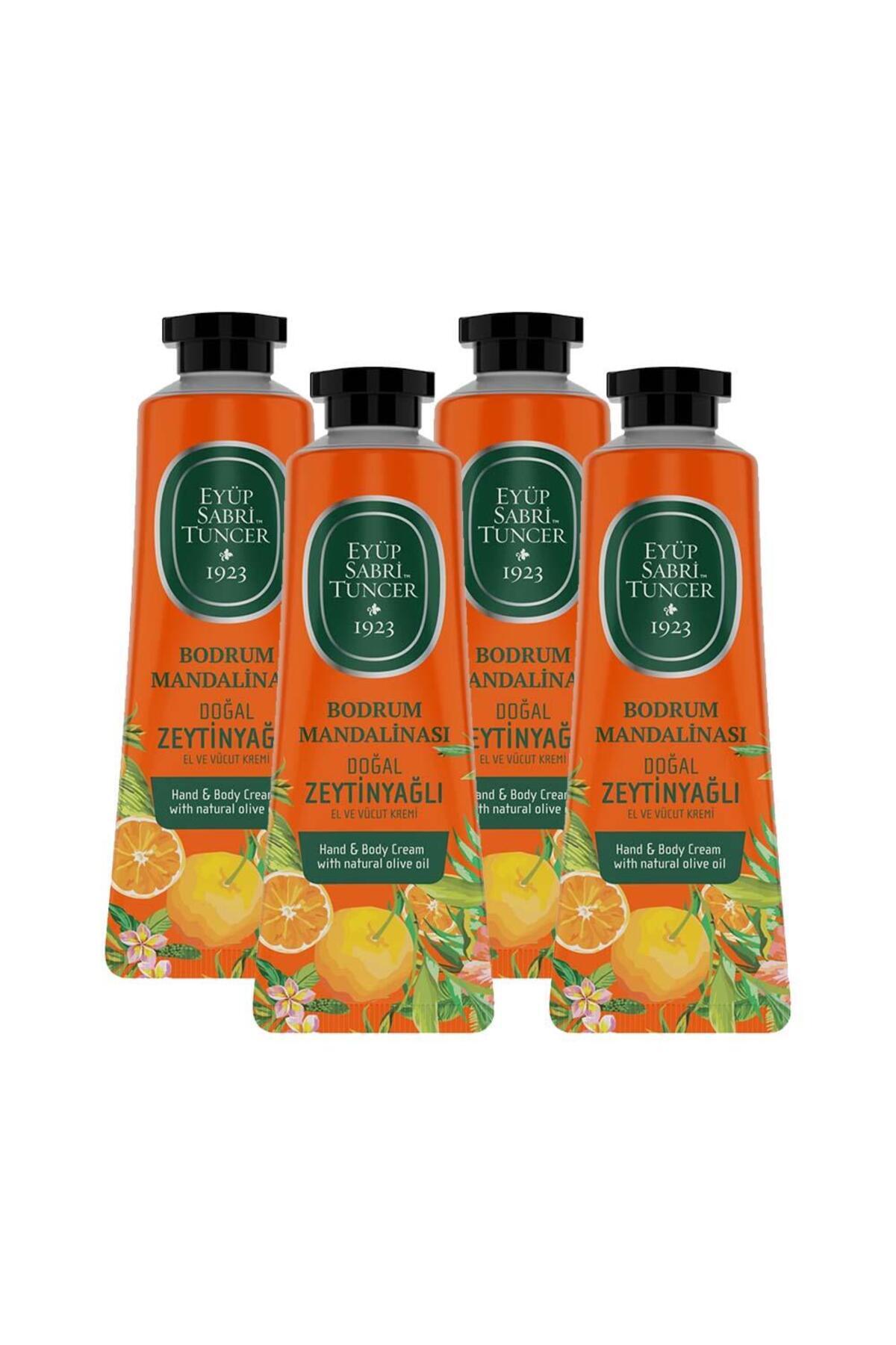 El ve Vücut Kremi Bodrum Mandalinası 50 ml x 4