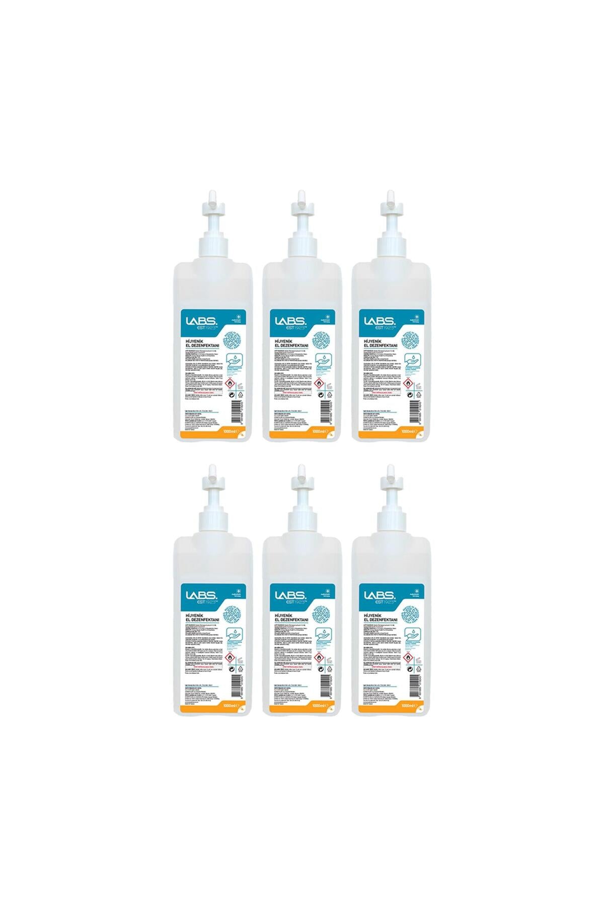 Labs Dezenfektan Sprey Başlık 1 Lt x 6 Adet