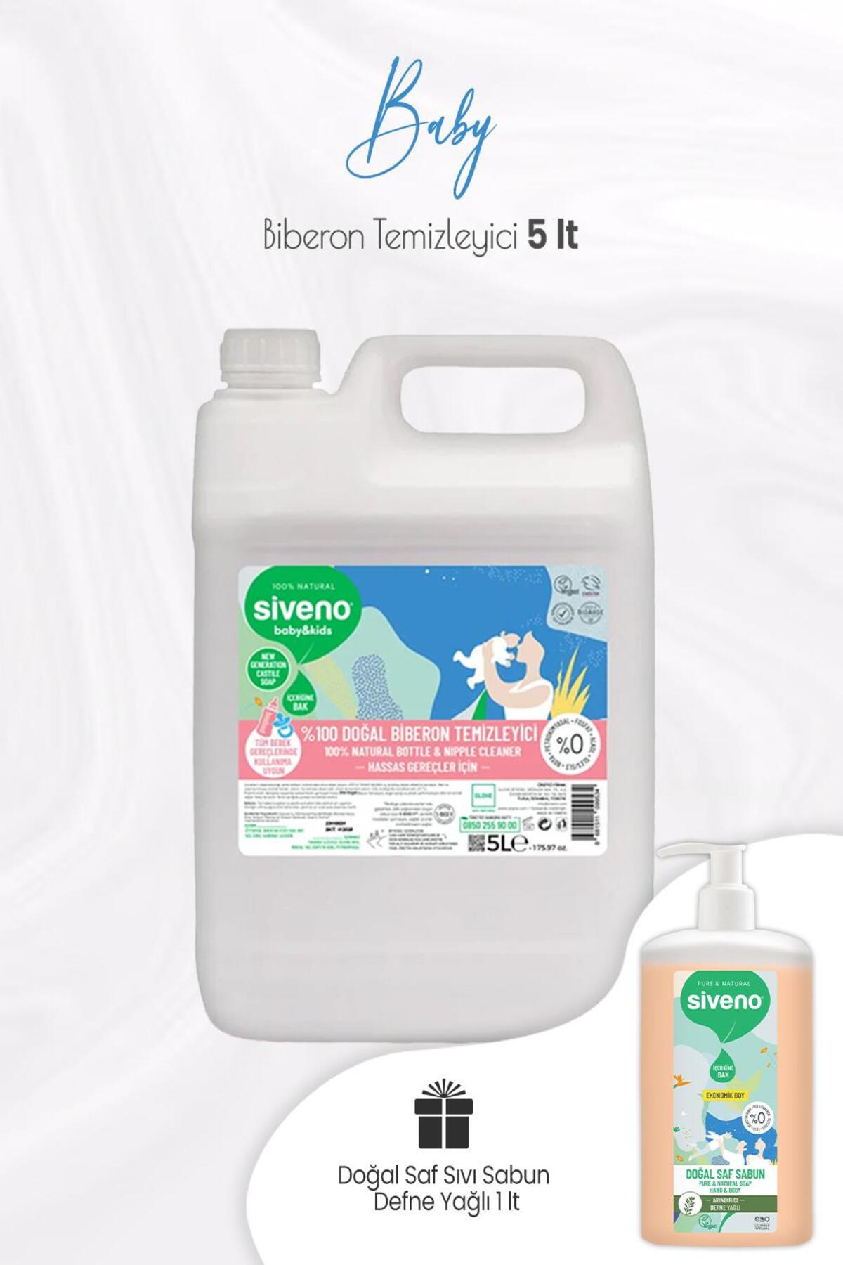 Baby Doğal Biberon Temizleyici 5 Lt Ve Defne Sıvı Sabun 1 Lt