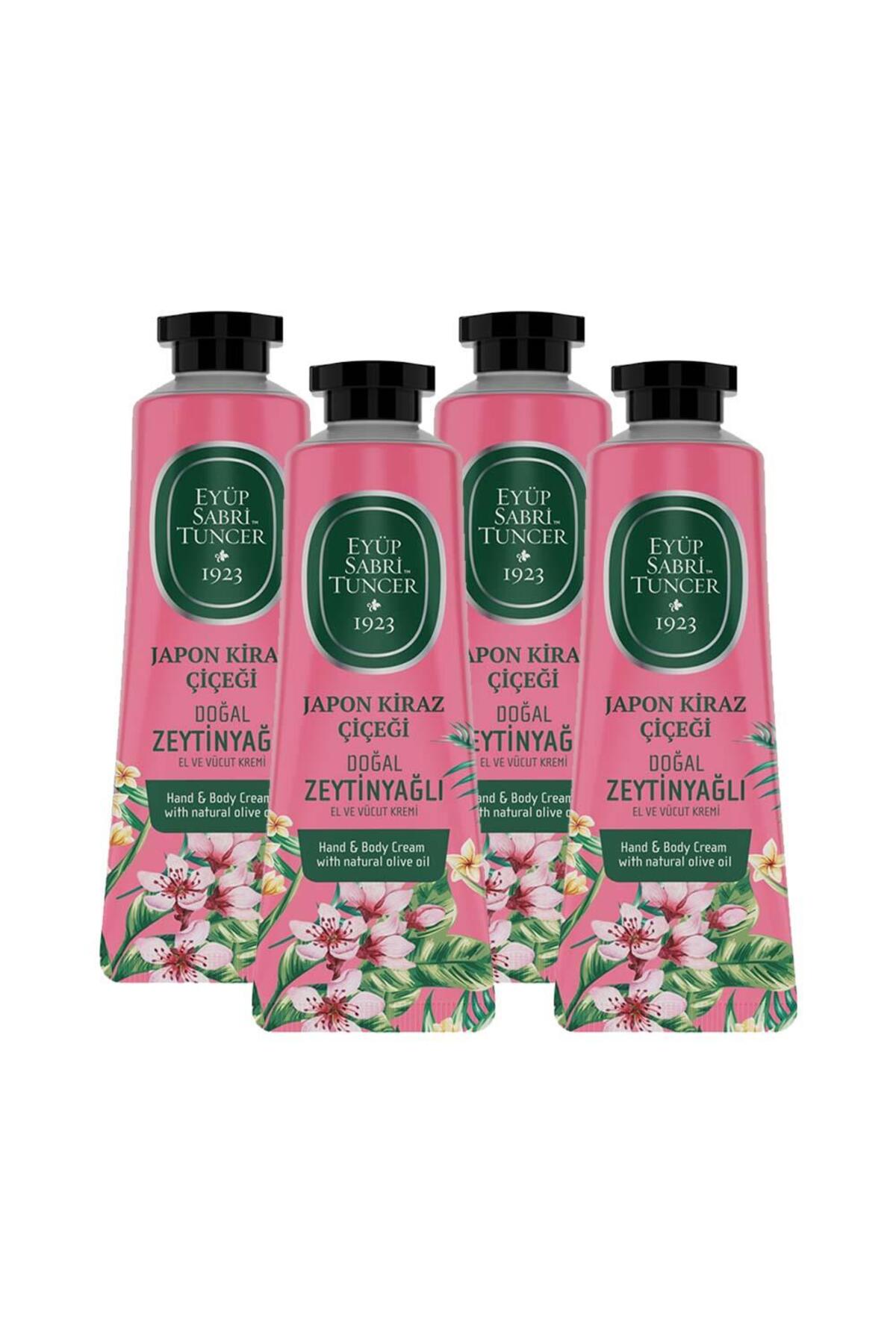 El ve Vücut Kremi Japon Kiraz Çiçeği 50 ml x 4