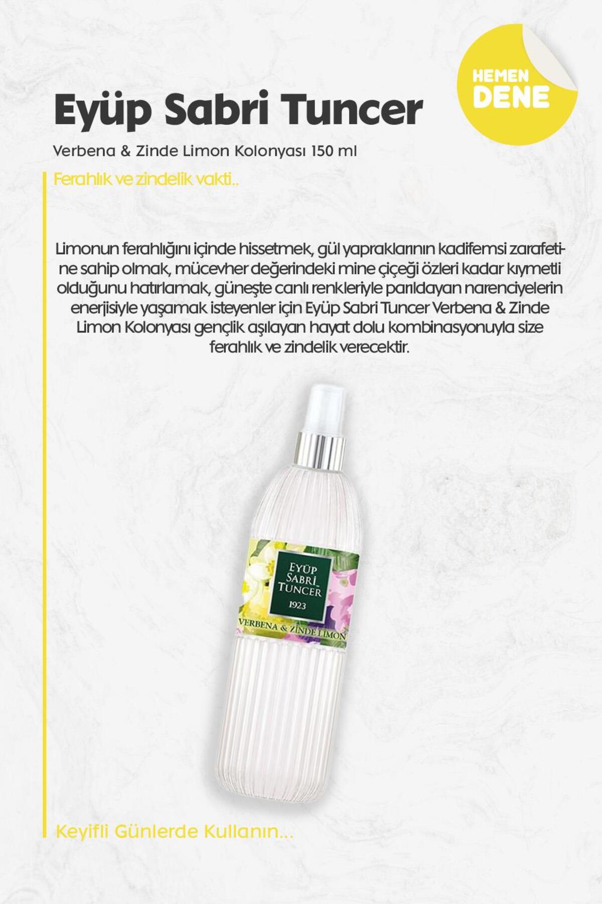 Verbena & Zinde Limon Kolonyası 150 ml