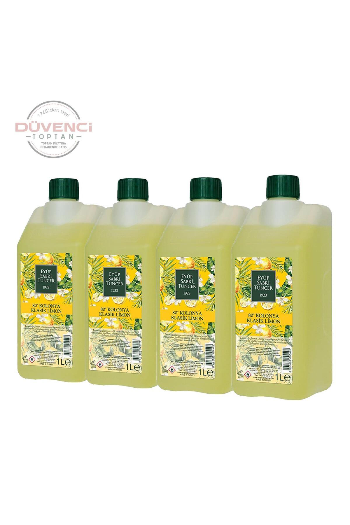 Klasik Limon Kolonyası Yedek Şişe 1 Lt x 4 Adet