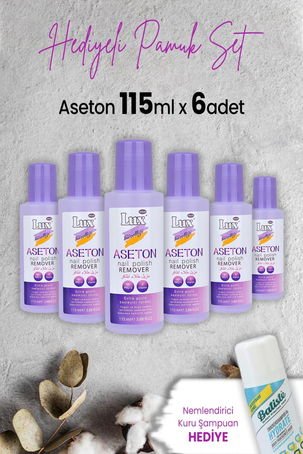 Aseton 115 ml x 6 Adet ve Hediyeli