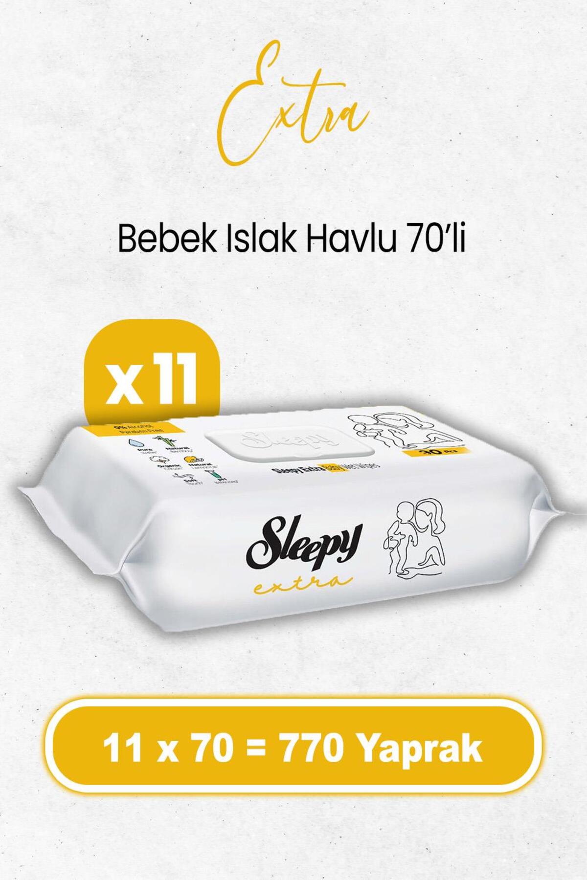 Extra Islak Bebek Mendil 70 x 11 Adet (770 Yaprak)