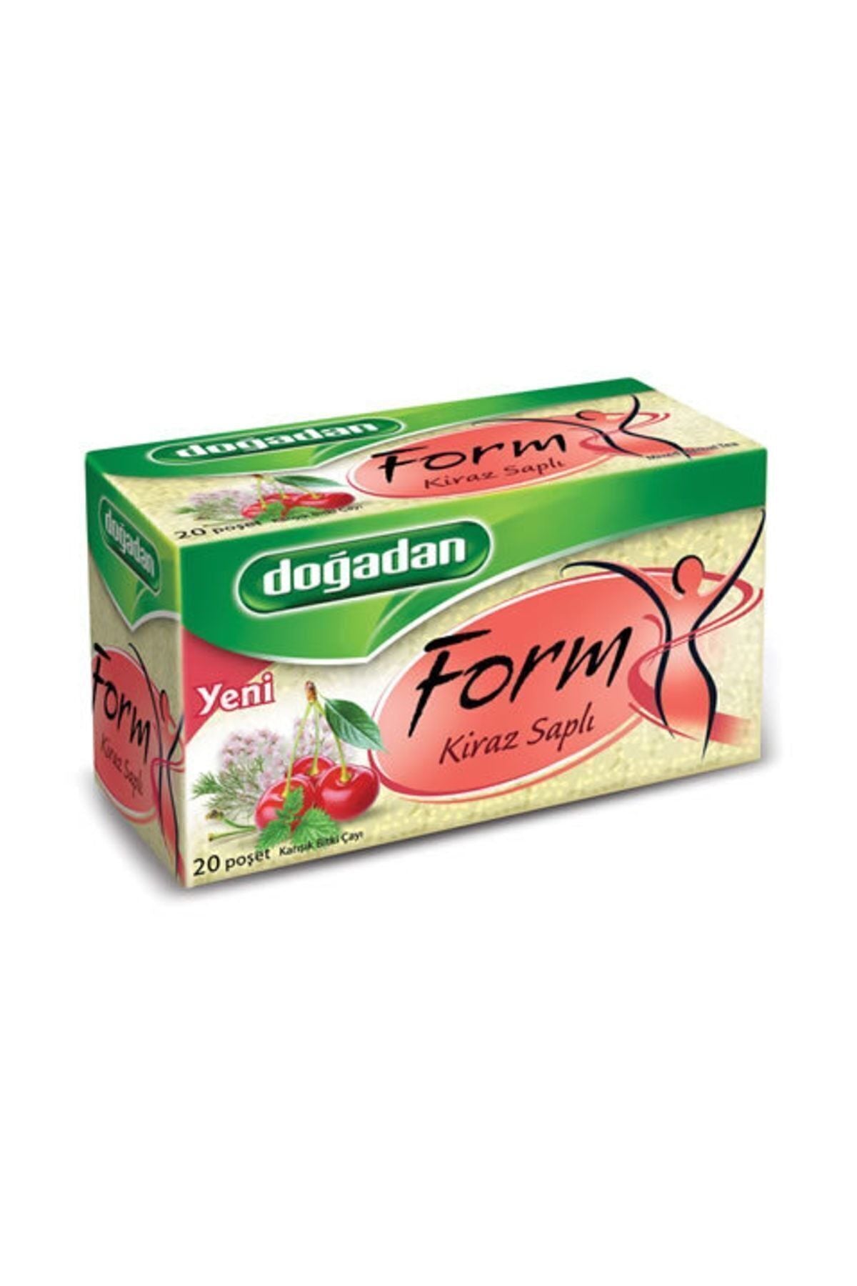 Form Kiraz Saplı Karışık Bitki Çayı 20'li X 4 Adet