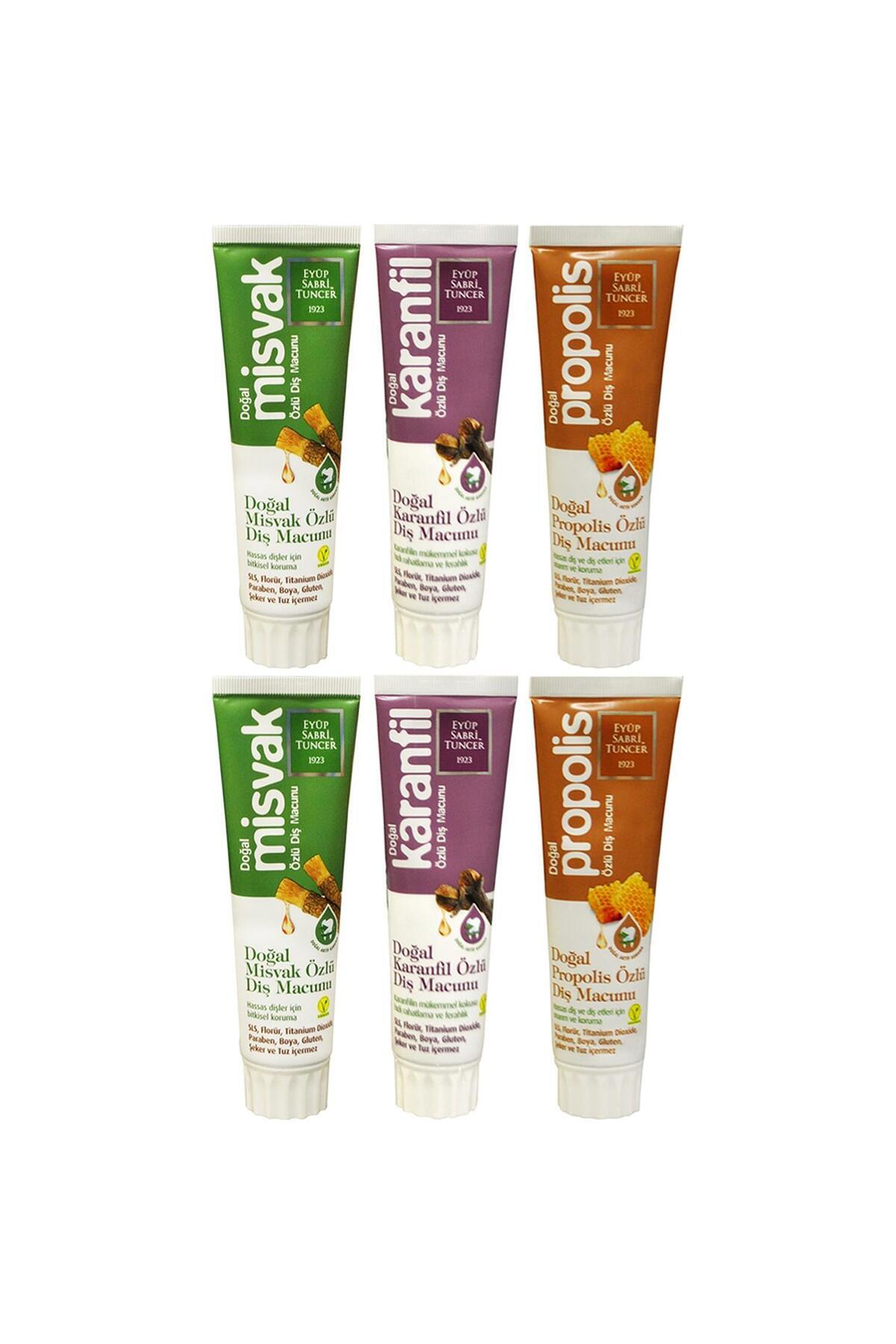 Doğal Propolis X 2, Karanfil X 2 Ve Misvak X 2 Özlü Diş Macunu 75 ml