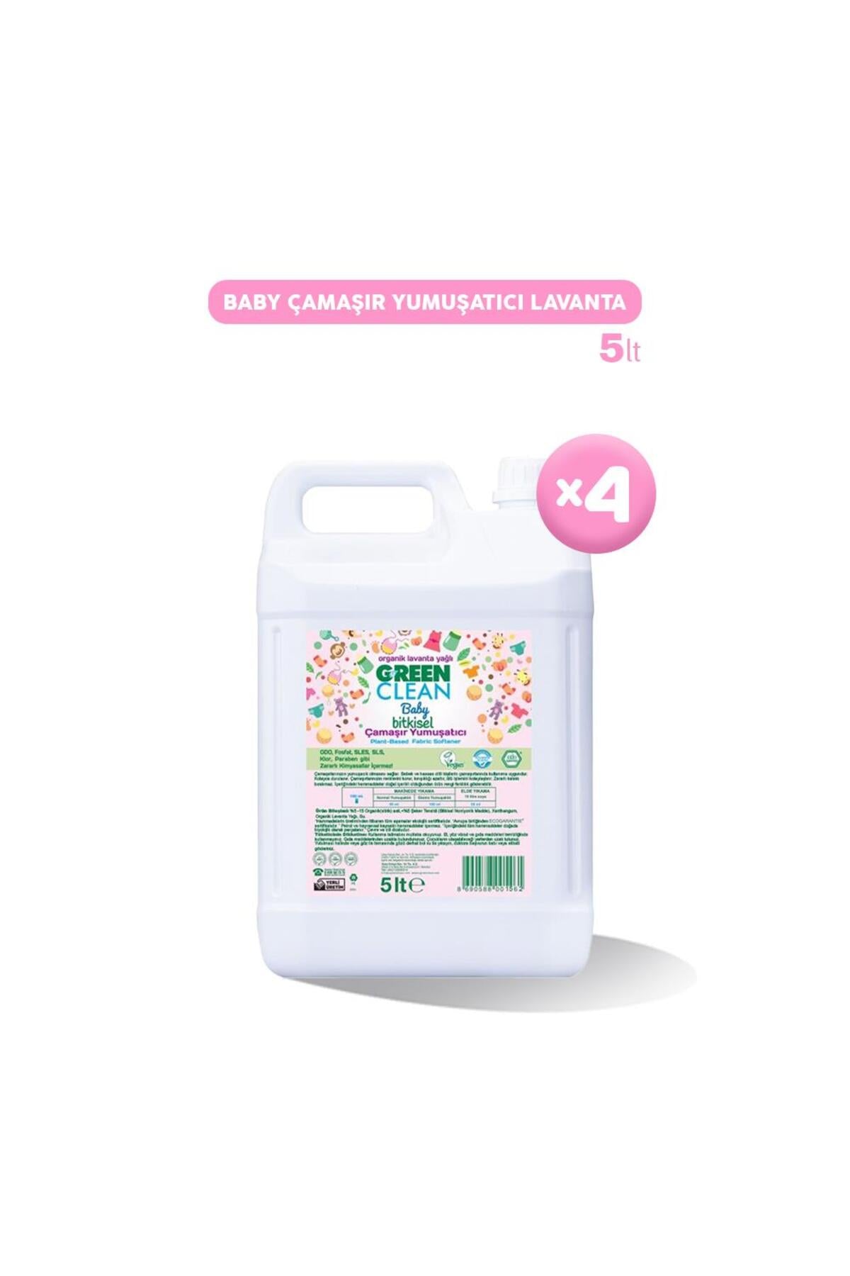 Baby Bitkisel Çamaşır Yumuşatıcı Lavanta Yağlı 5 lt x 4