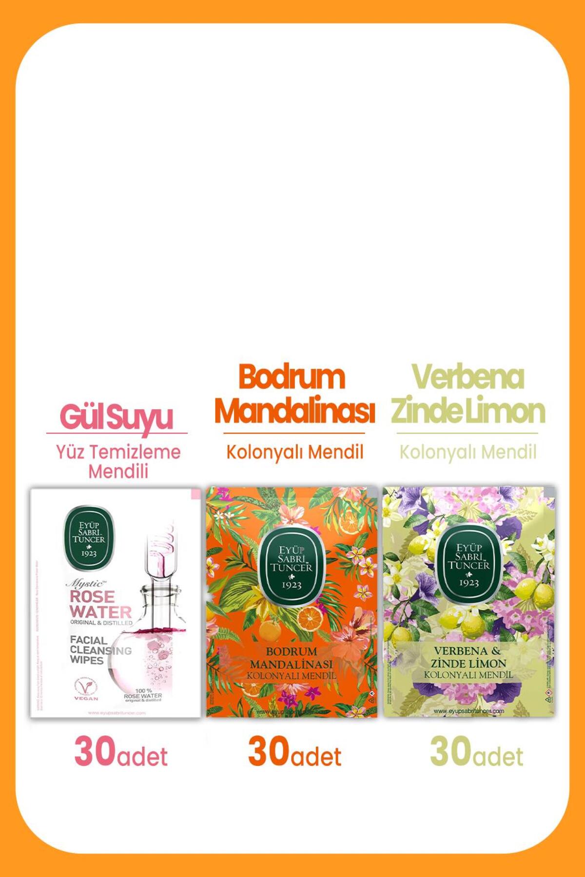 Yüz Temizleme & Kolonyalı Mendil Seti