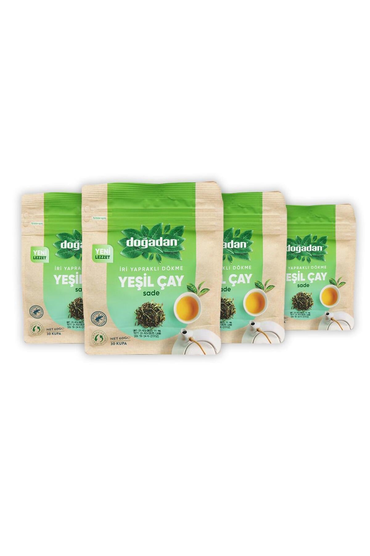 Dökme Yeşil Çay Sade 60 gr x 4 Adet