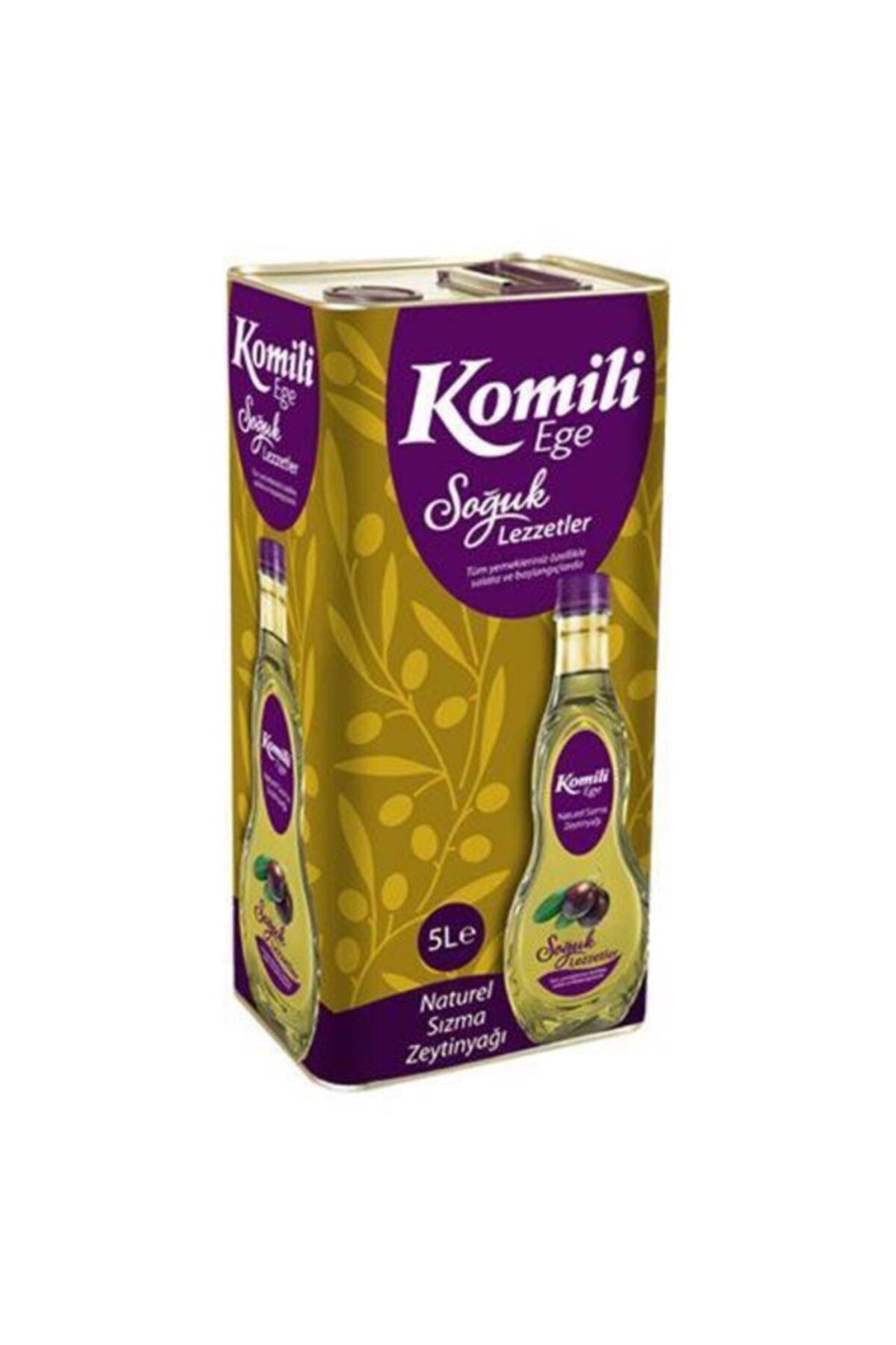 Teneke Ege Sızma Zeytinyağı 5 Lt