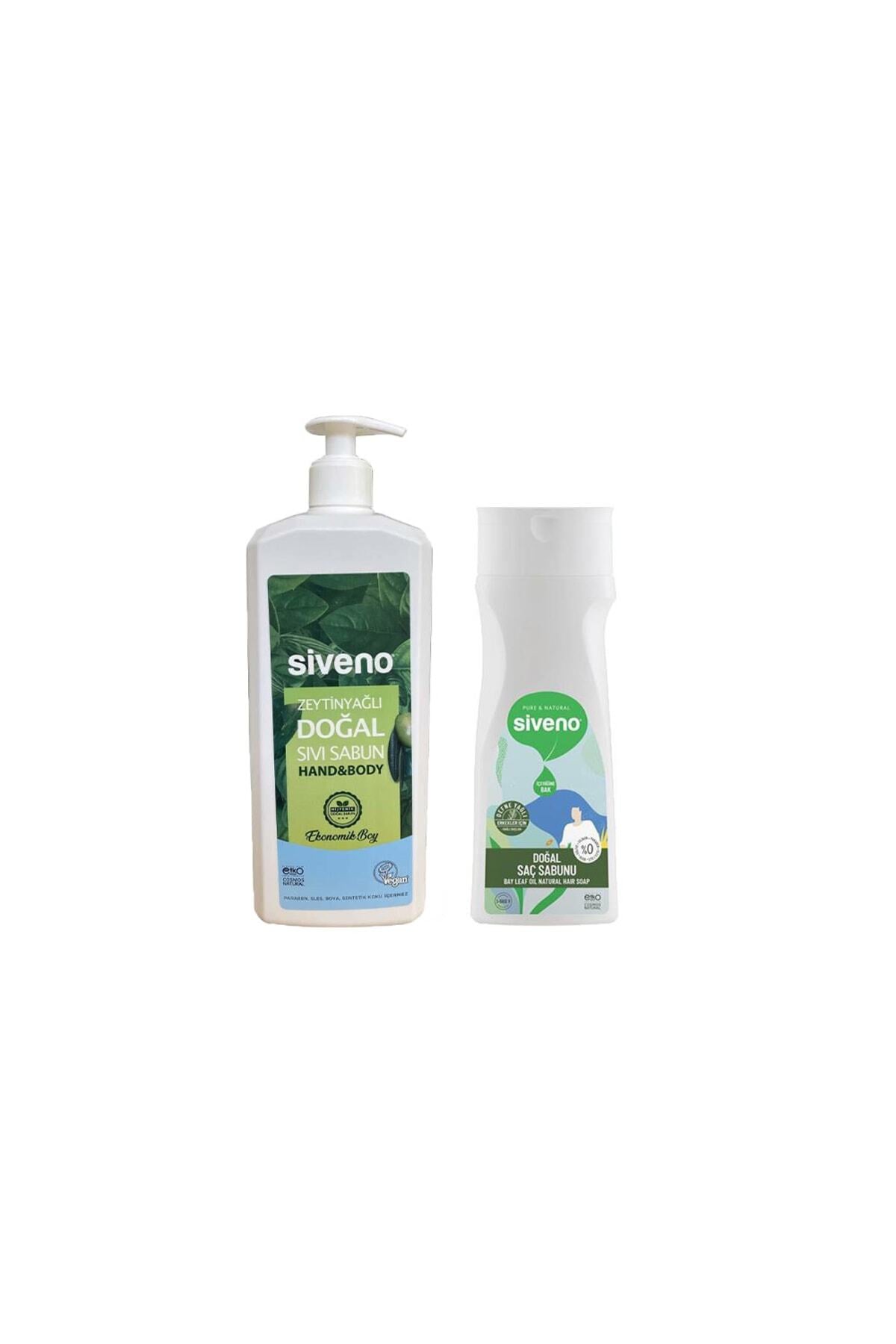 Sıvı Sabun Zeytinyağlı 1 Lt Ve Saç Sabunu Defne Yağlı 300 ml