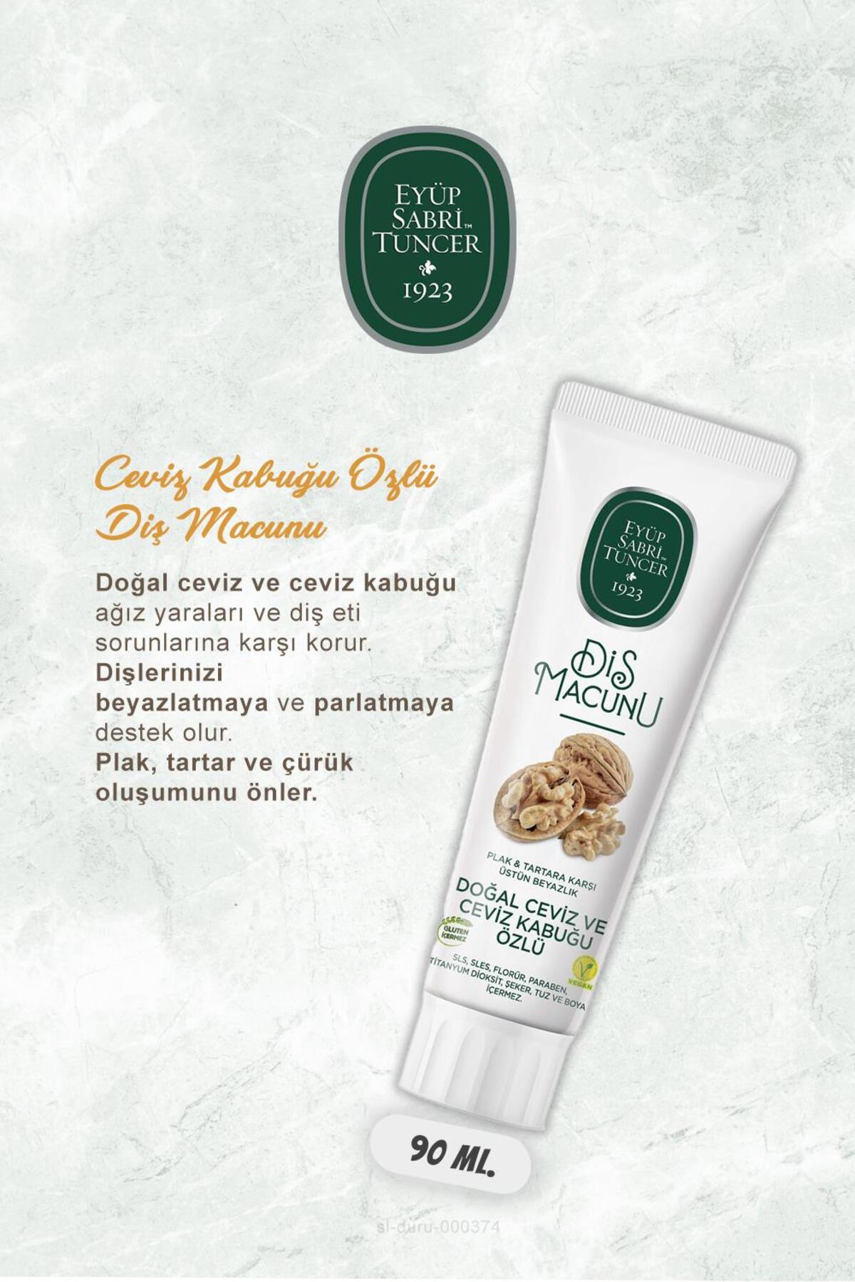 90 ml Ceviz Özlü Diş Macunu 7 AL 6 ÖDE ve Lux Pamuk Çubuğu